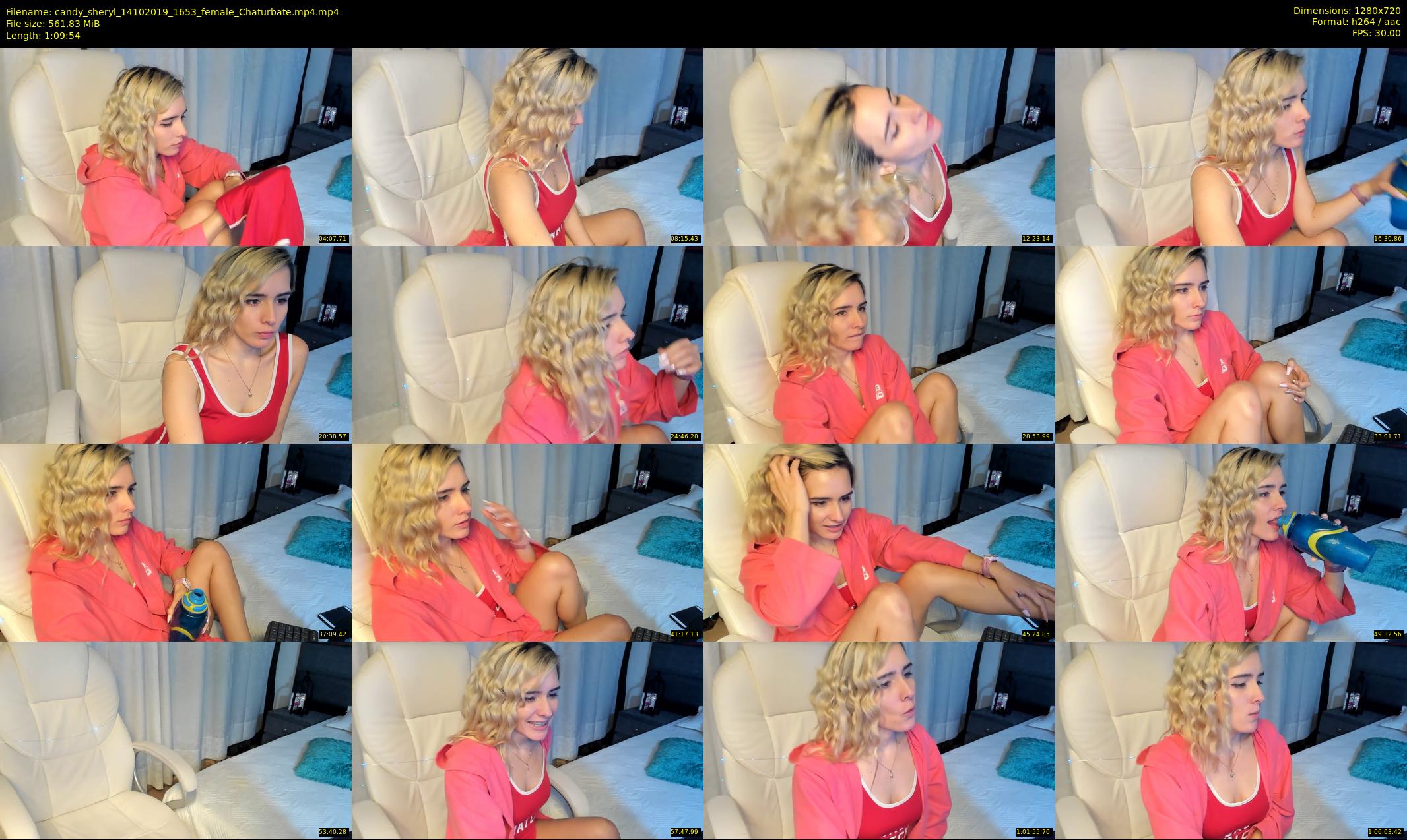 candy_sheryl — 70 minute Chaturbate female cam show recording, 720p, Oct 14, 2019
