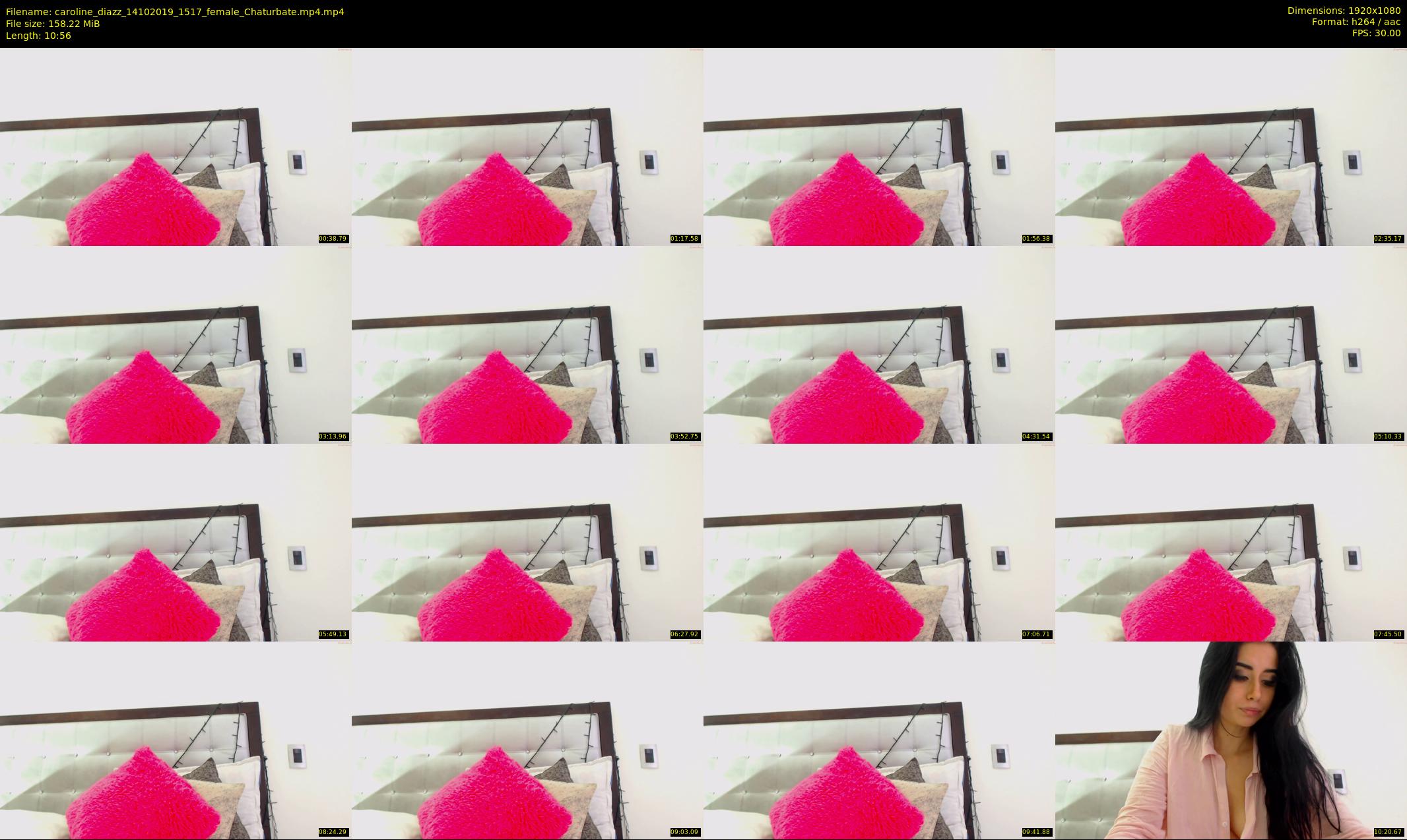 caroline_diazz — 11 minute Chaturbate female cam show recording, 1080p, Oct 14, 2019