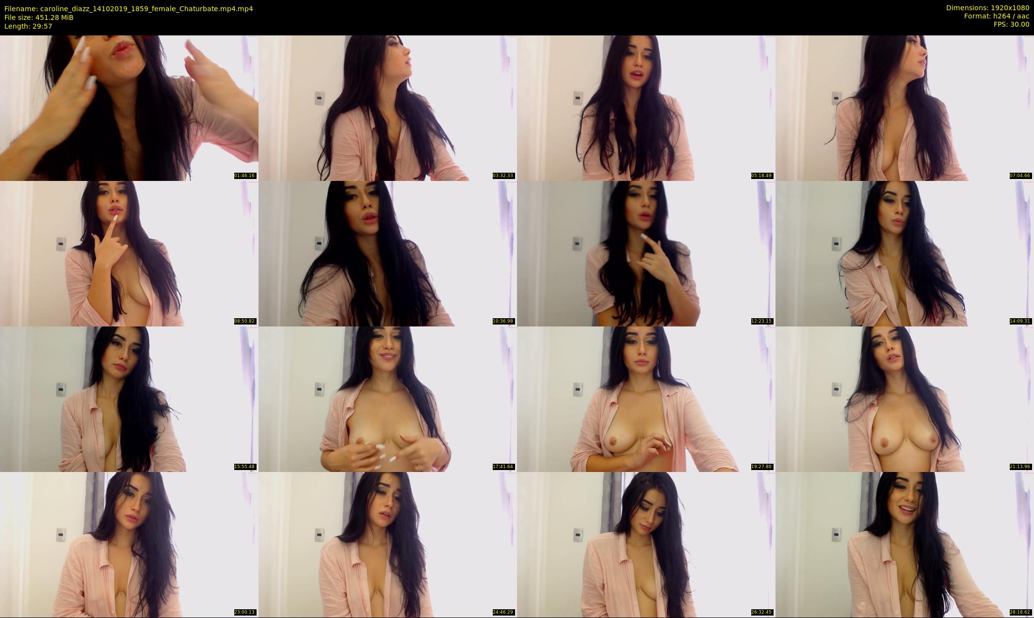 caroline_diazz — 30 minute Chaturbate female cam show recording, 1080p, Oct 14, 2019