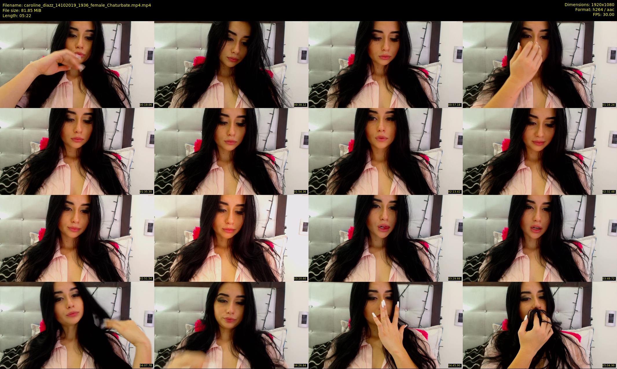 caroline_diazz — 6 minute Chaturbate female cam show recording, 1080p, Oct 14, 2019