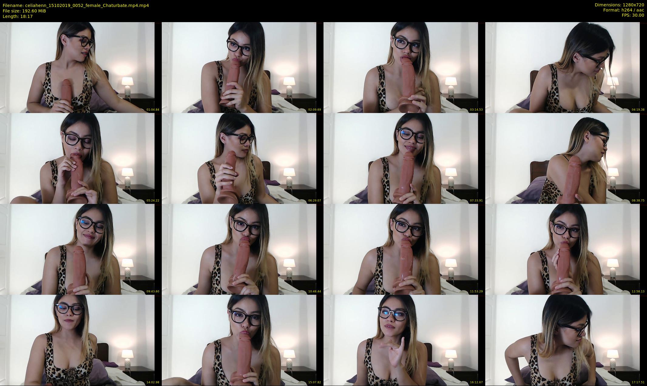 celiahenn — 19 minute Chaturbate female cam show recording, 720p, Oct 15, 2019