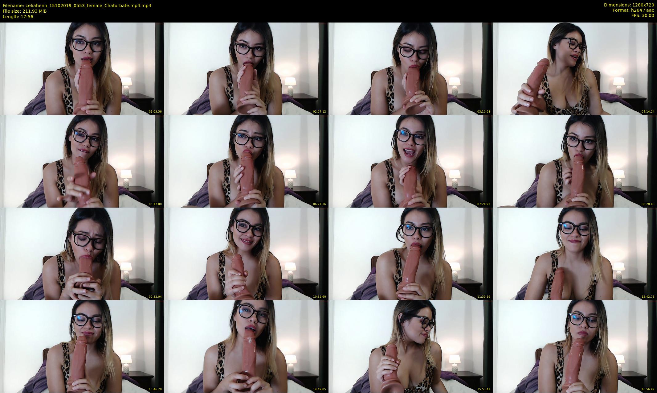 celiahenn — 18 minute Chaturbate female cam show recording, 720p, Oct 15, 2019