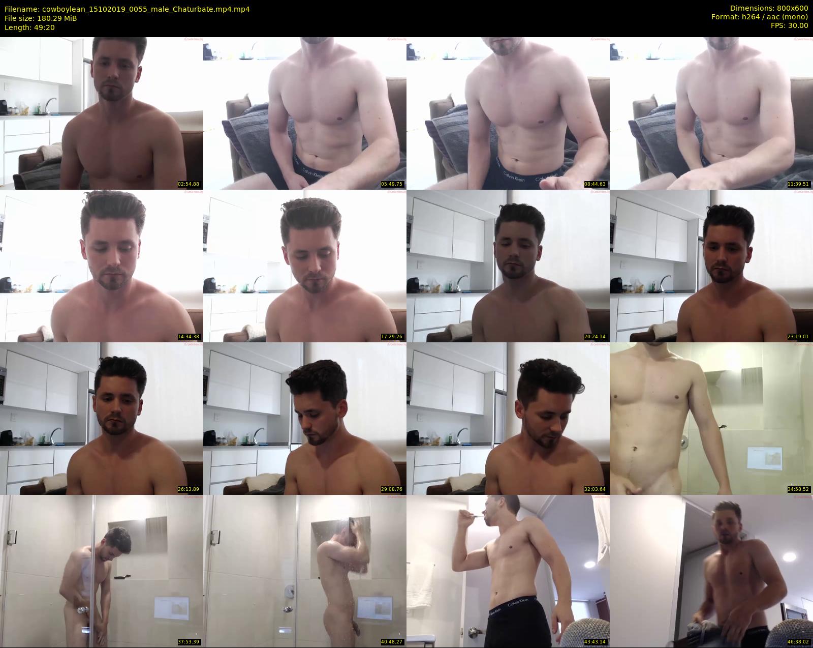cowboylean — 50 minute Chaturbate male cam show recording, 480p, Oct 15, 2019