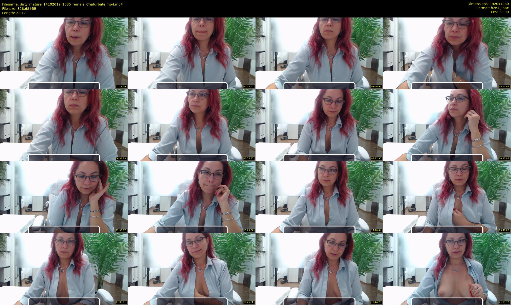dirty_mature — 23 minute Chaturbate female cam show recording, 1080p, Oct 14, 2019