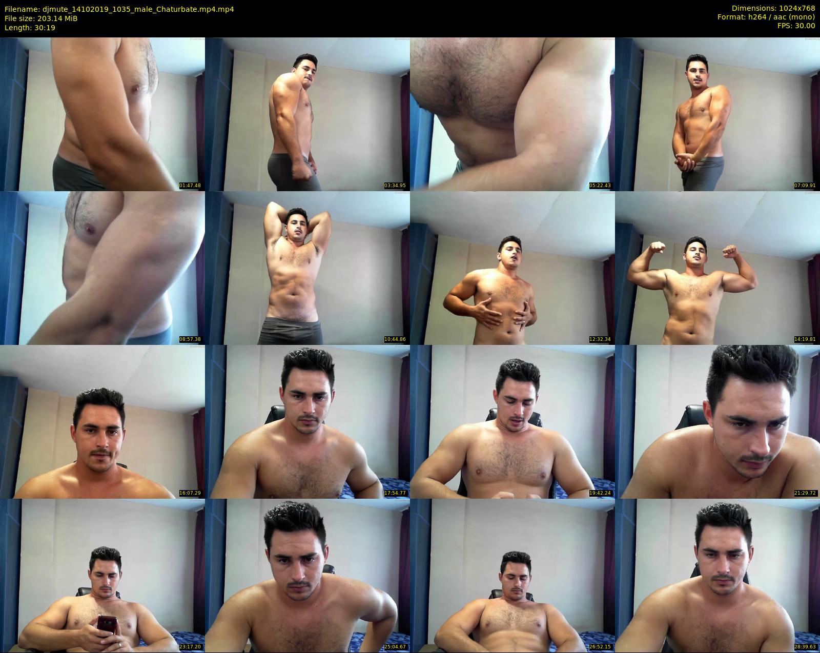 djmute — 31 minute Chaturbate male cam show recording, 720p, Oct 14, 2019