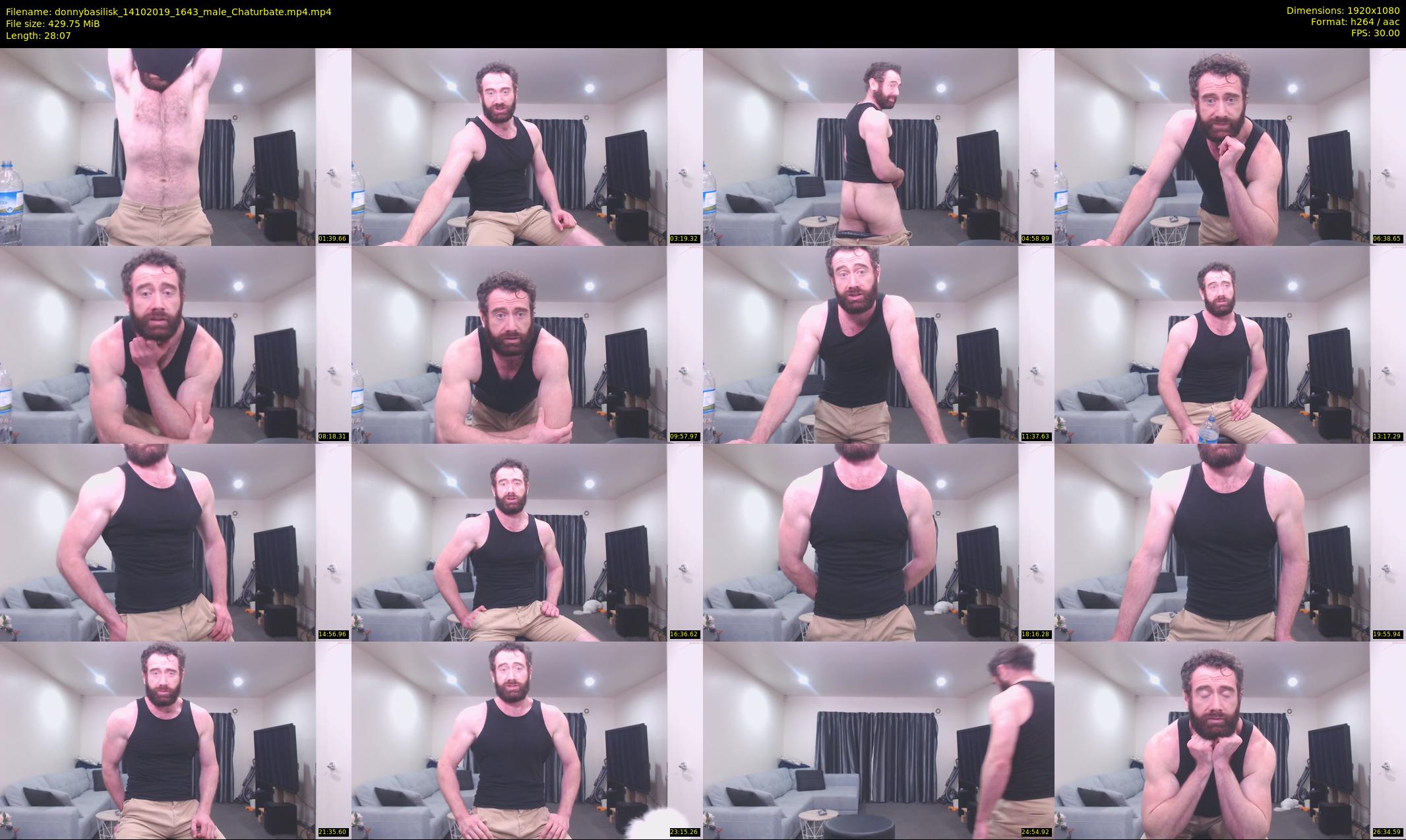 donnybasilisk — 29 minute Chaturbate male cam show recording, 1080p, Oct 14, 2019