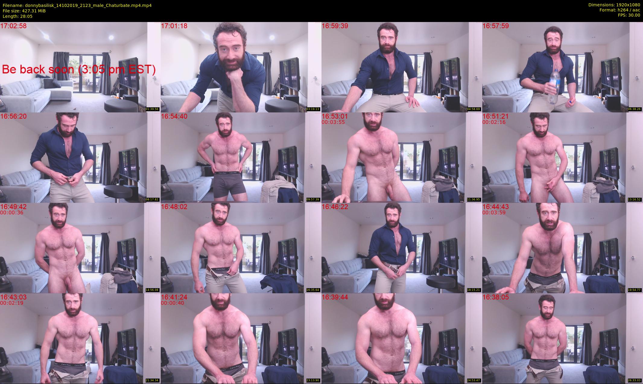 donnybasilisk — 29 minute Chaturbate male cam show recording, 1080p, Oct 14, 2019