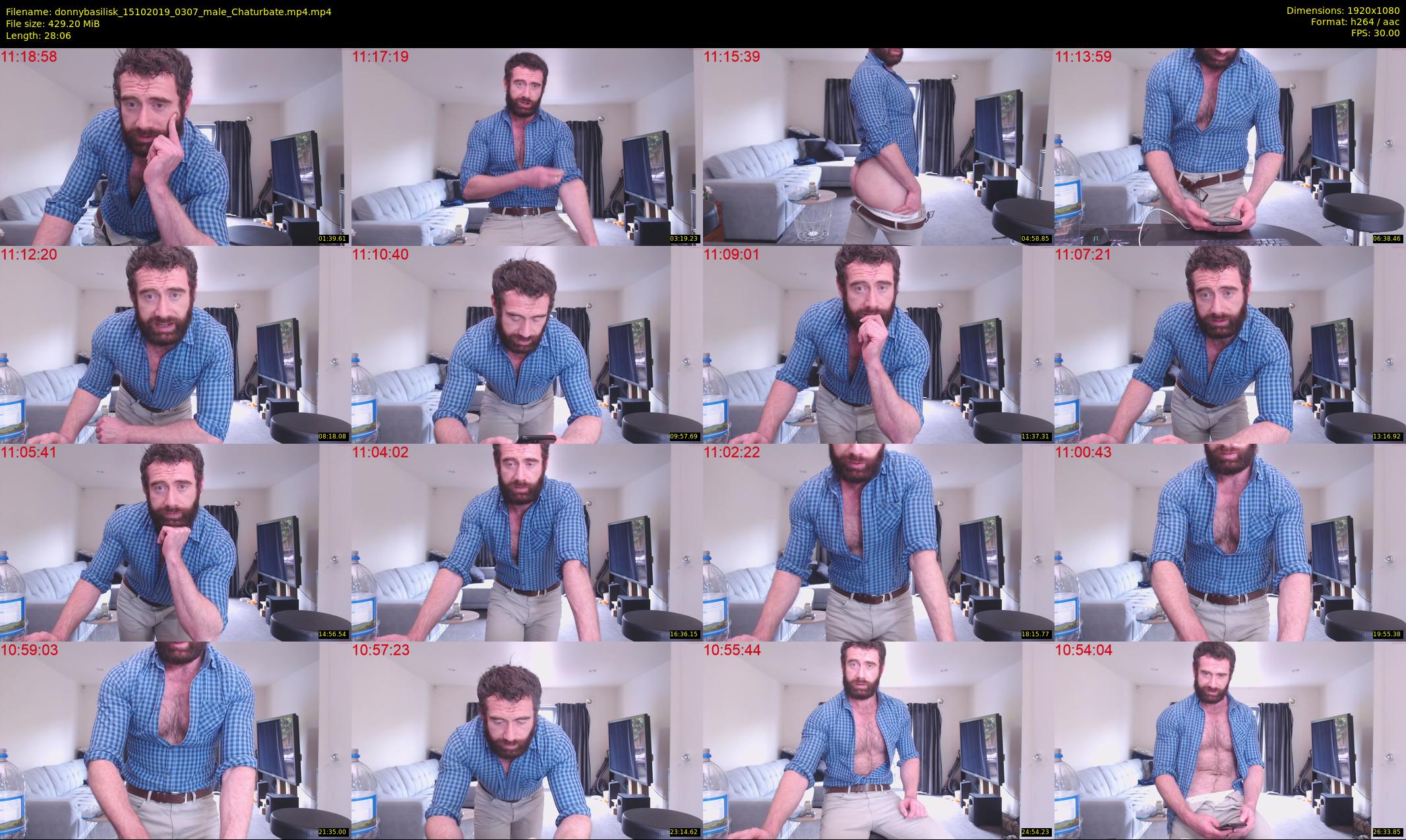 donnybasilisk — 29 minute Chaturbate male cam show recording, 1080p, Oct 15, 2019