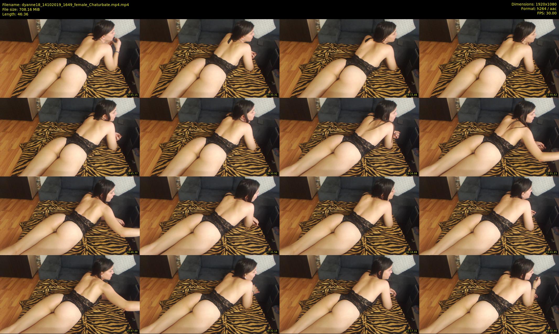 dyanne18 — 47 minute Chaturbate female cam show recording, 1080p, Oct 14, 2019