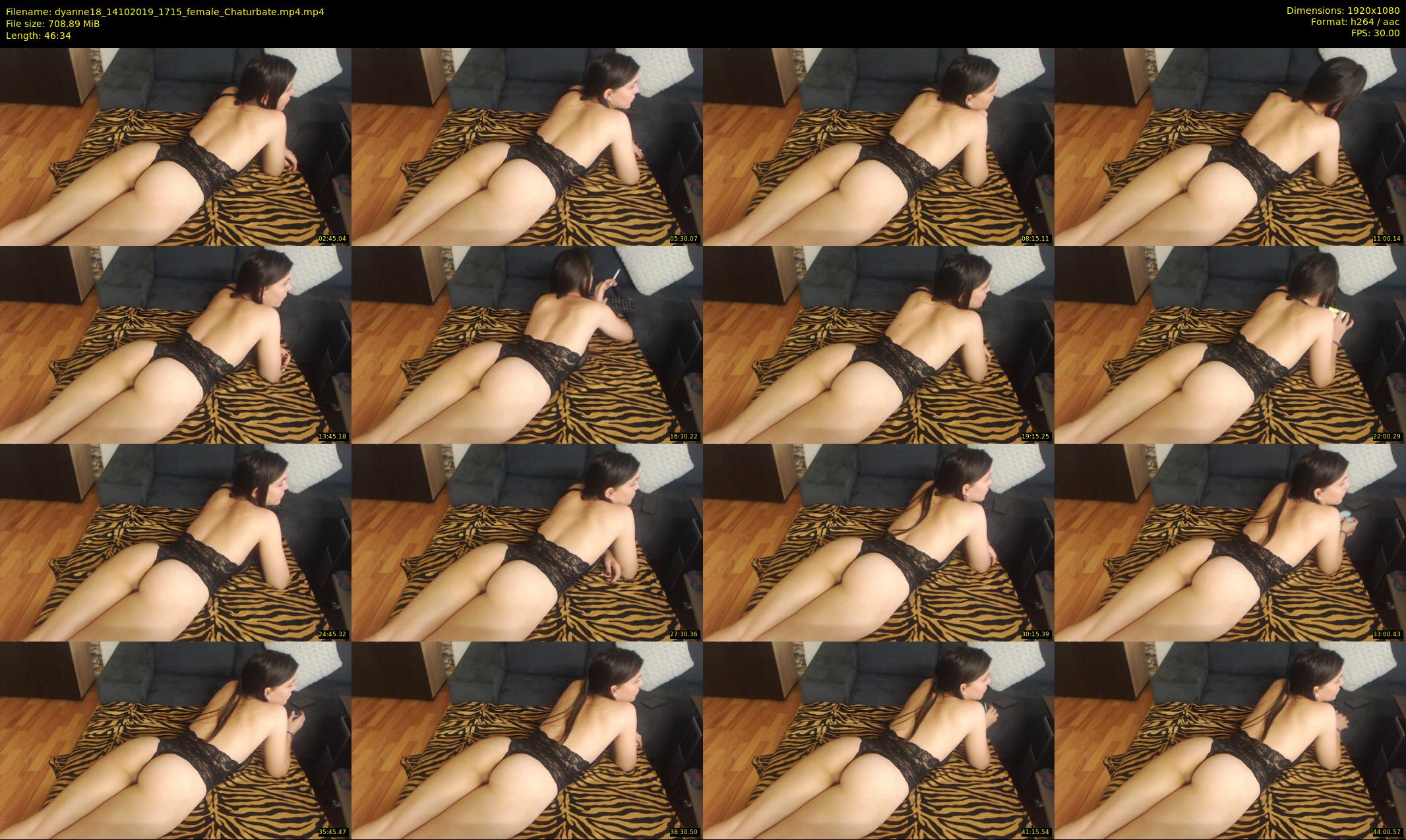 dyanne18 — 47 minute Chaturbate female cam show recording, 1080p, Oct 14, 2019