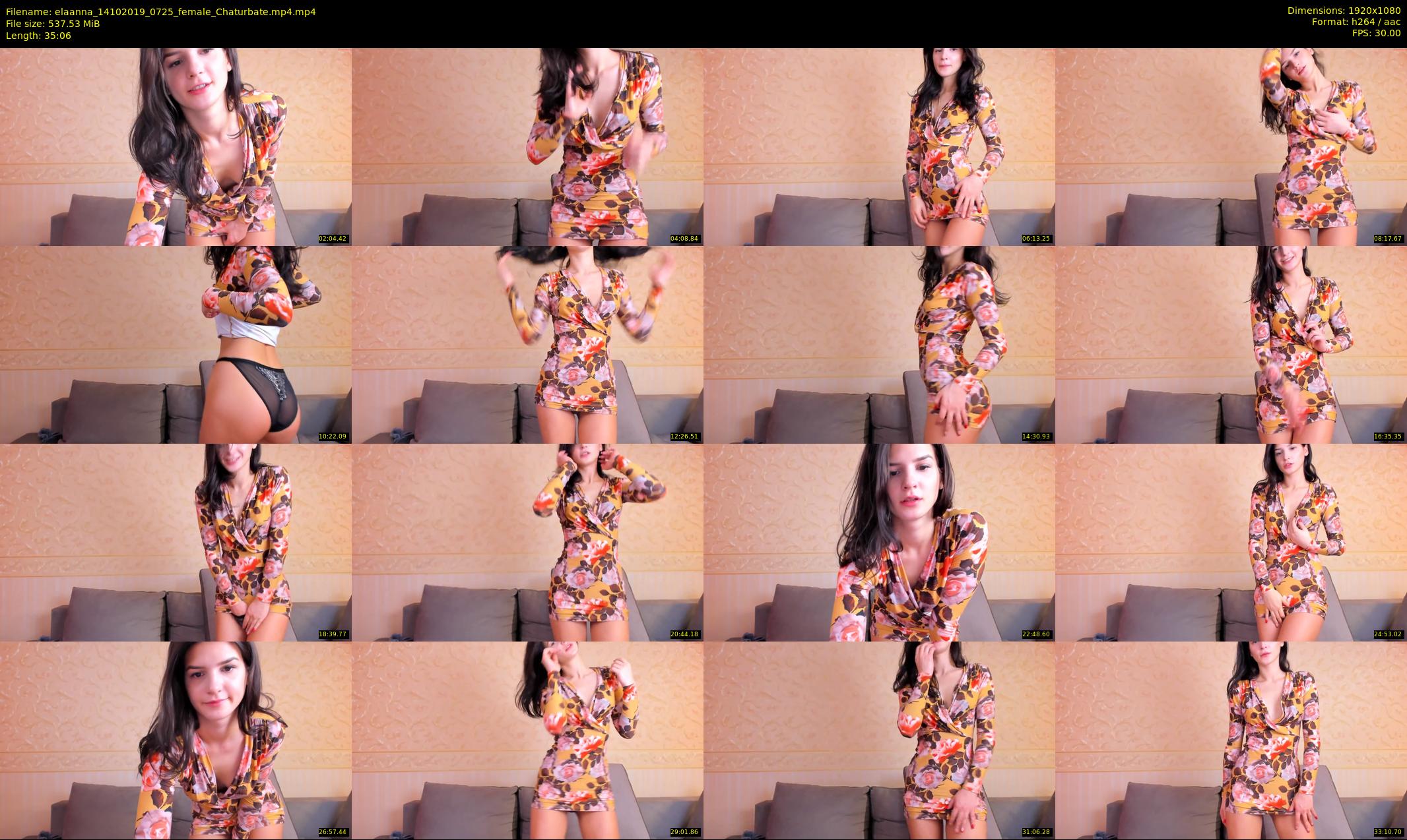 elaanna — 36 minute Chaturbate female cam show recording, 1080p, Oct 14, 2019