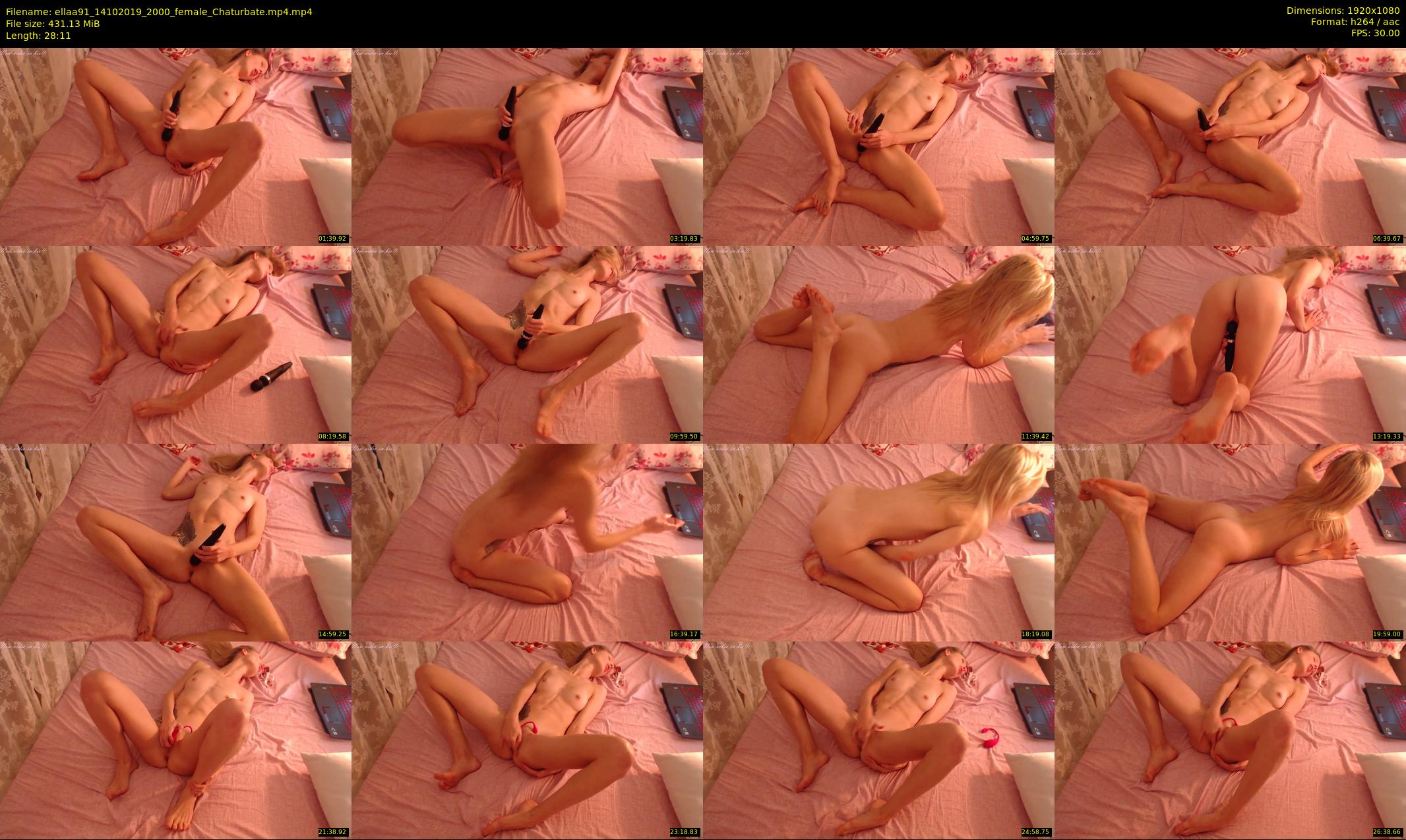 ellaa91 — 29 minute Chaturbate female cam show recording, 1080p, Oct 14, 2019