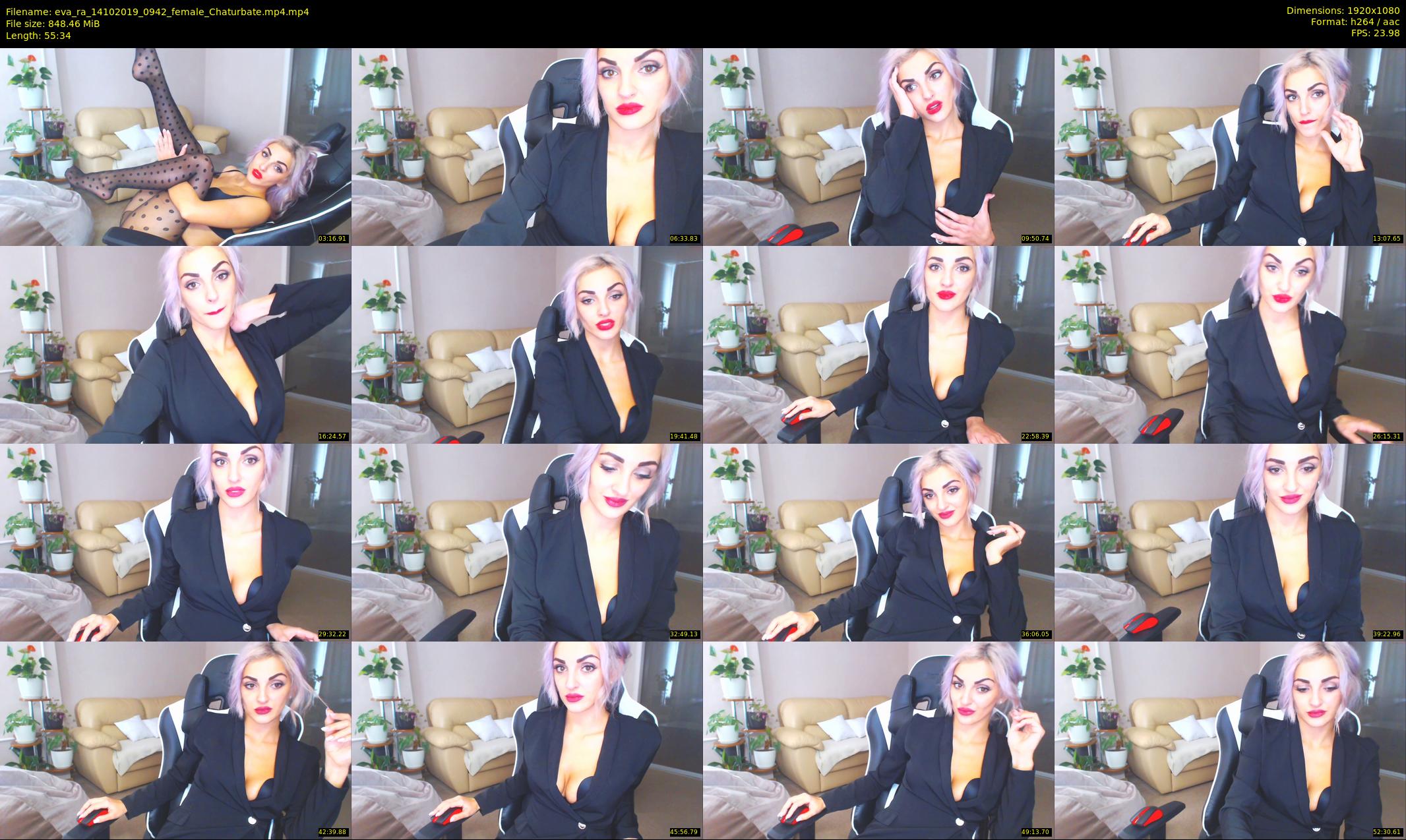 eva_ra — 56 minute Chaturbate female cam show recording, 1080p, Oct 14, 2019