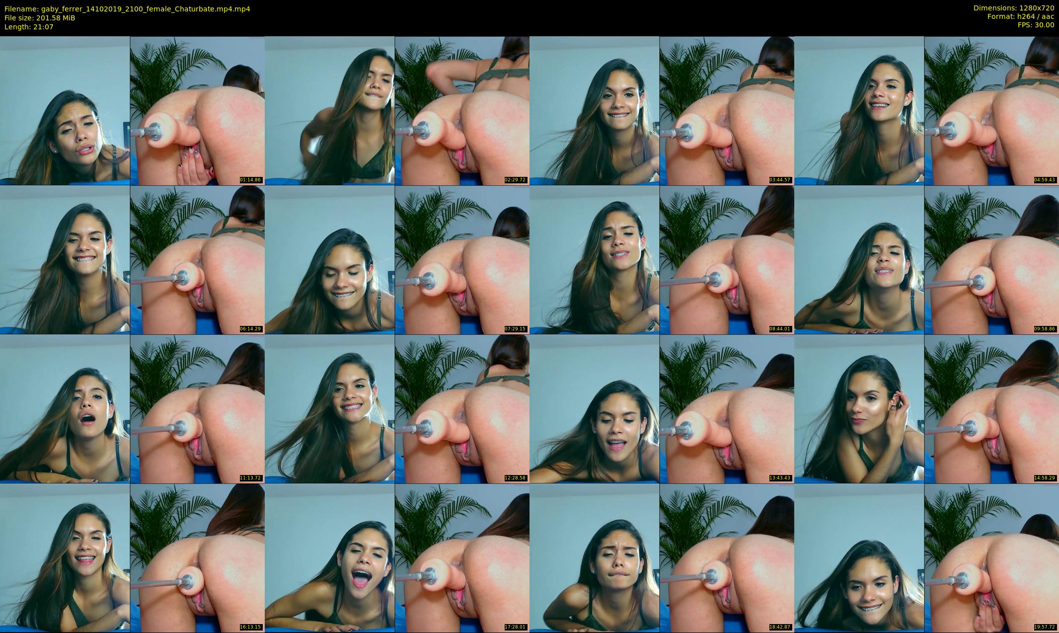 gaby_ferrer — 22 minute Chaturbate female cam show recording, 720p, Oct 14, 2019