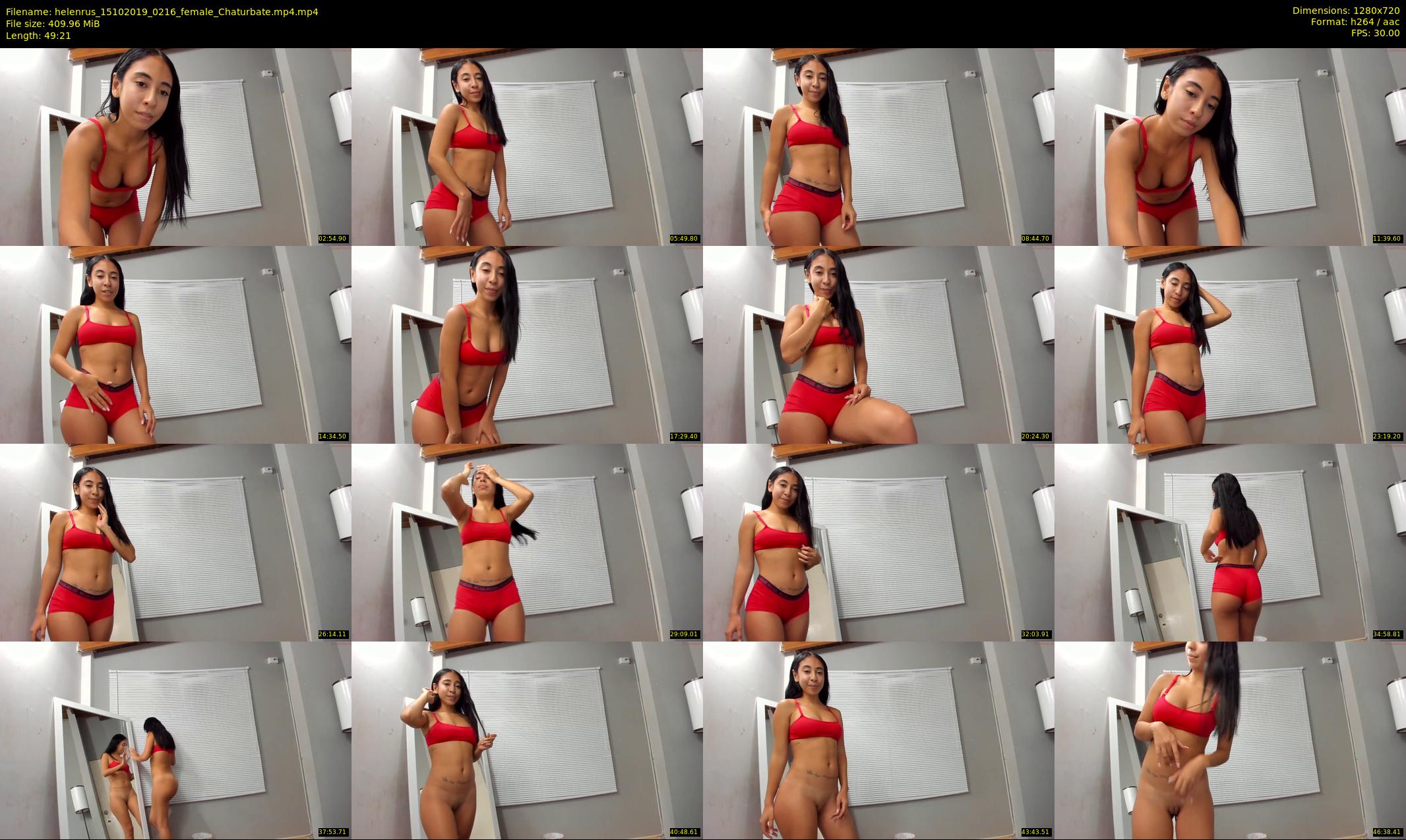 helenrus — 50 minute Chaturbate female cam show recording, 720p, Oct 15, 2019