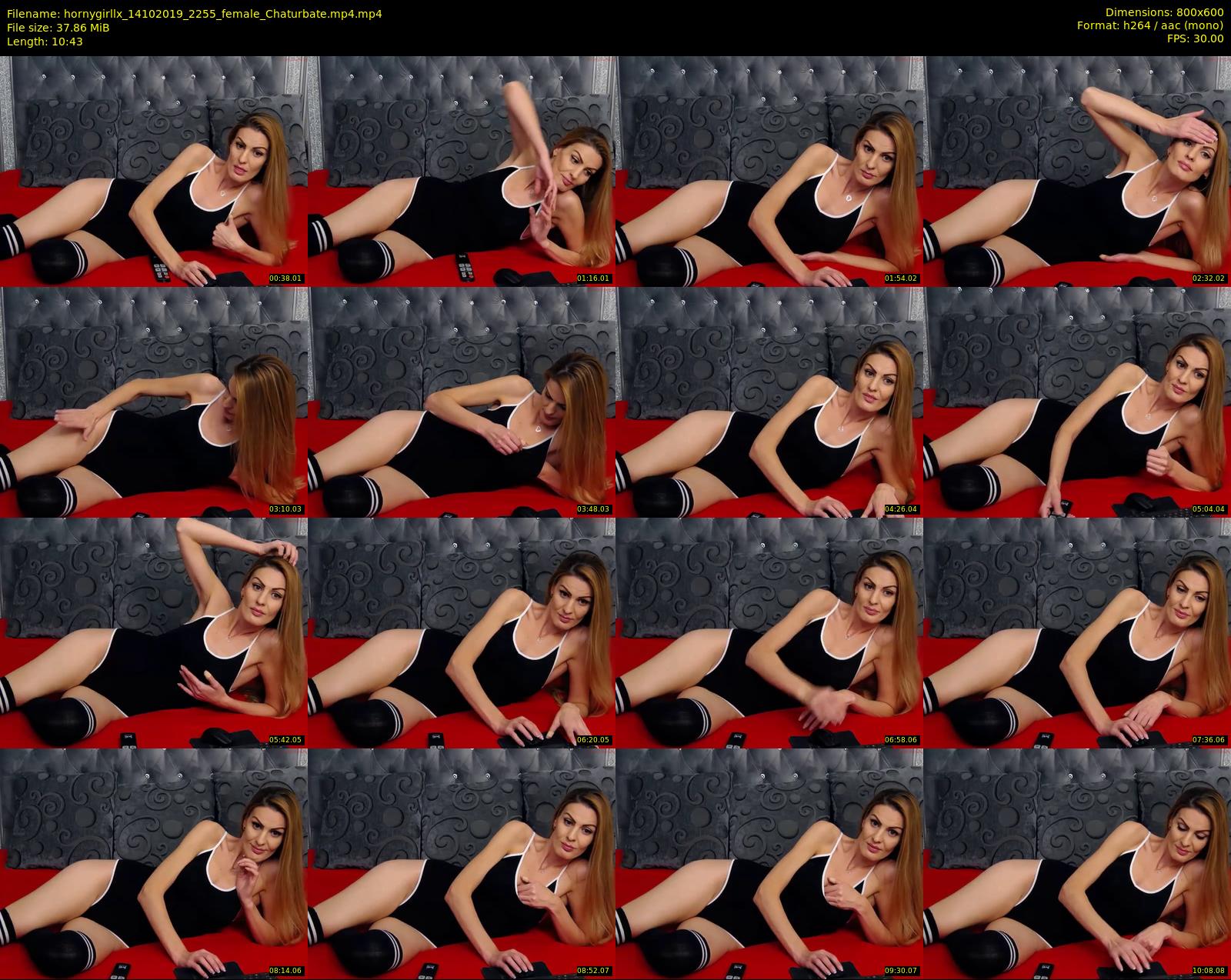 hornygirllx — 11 minute Chaturbate female cam show recording, 480p, Oct 14, 2019