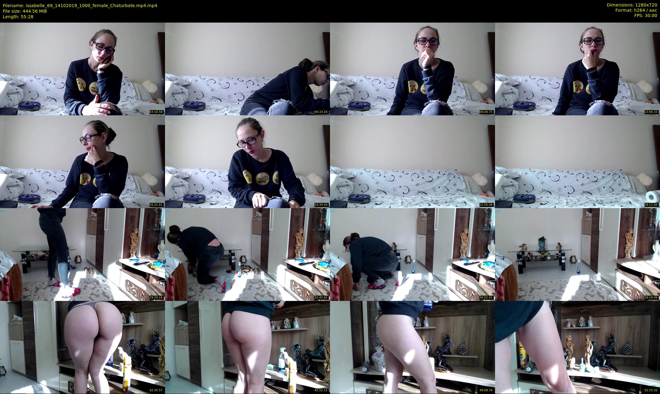 issabelle_69 — 56 minute Chaturbate couple cam show recording, 720p, Oct 14, 2019
