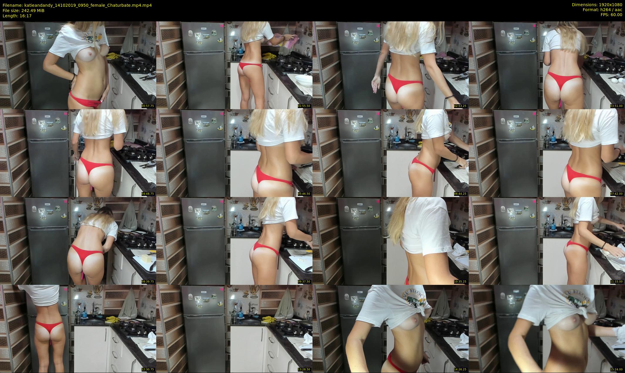 katieandandy — 17 minute Chaturbate female cam show recording, 1080p, Oct 14, 2019