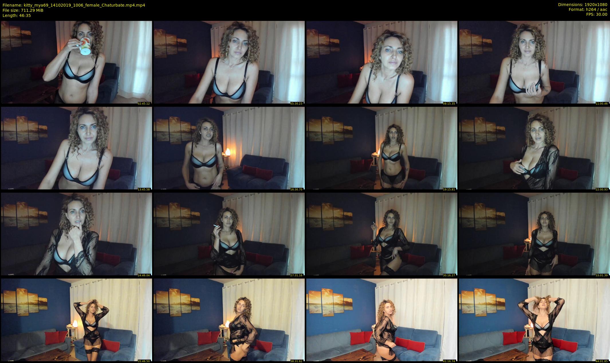 kitty_mya69 — 47 minute Chaturbate female cam show recording, 1080p, Oct 14, 2019
