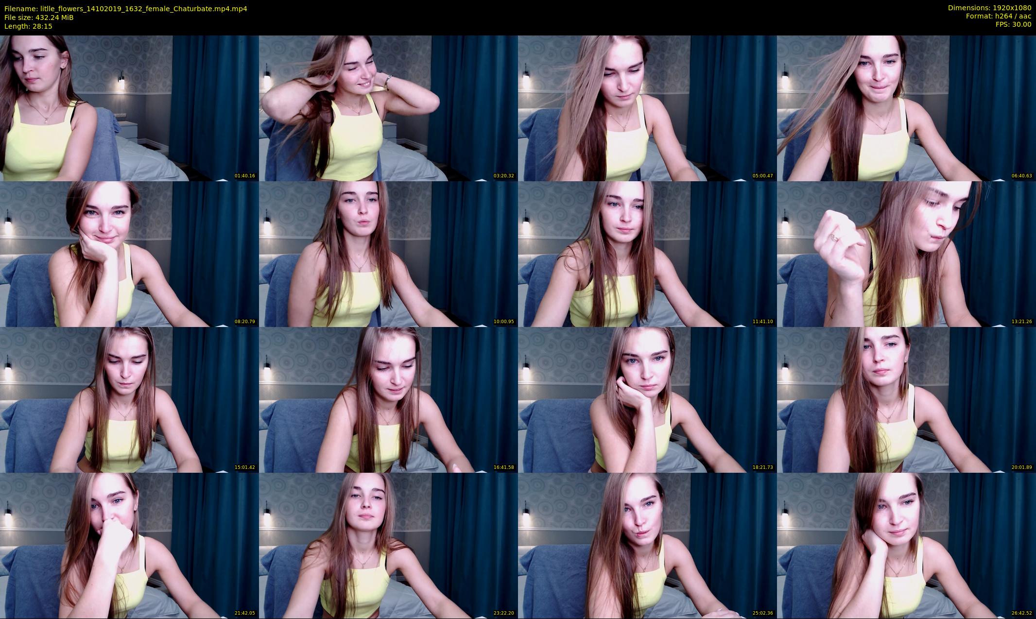 litlle_flowers — 29 minute Chaturbate female cam show recording, 1080p, Oct 14, 2019