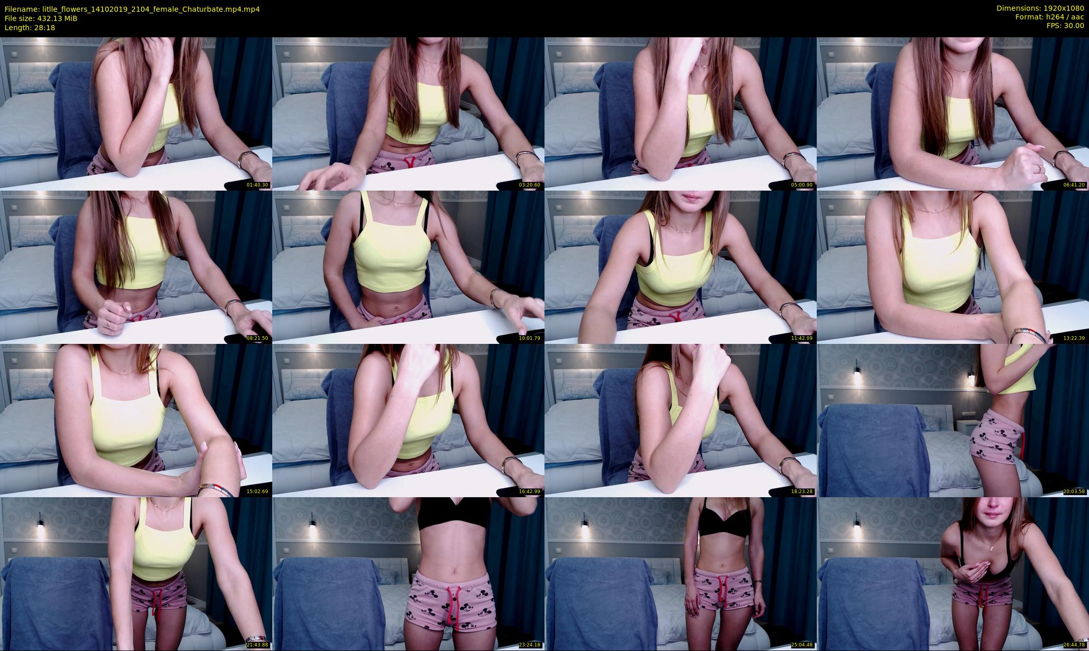 litlle_flowers — 29 minute Chaturbate female cam show recording, 1080p, Oct 14, 2019