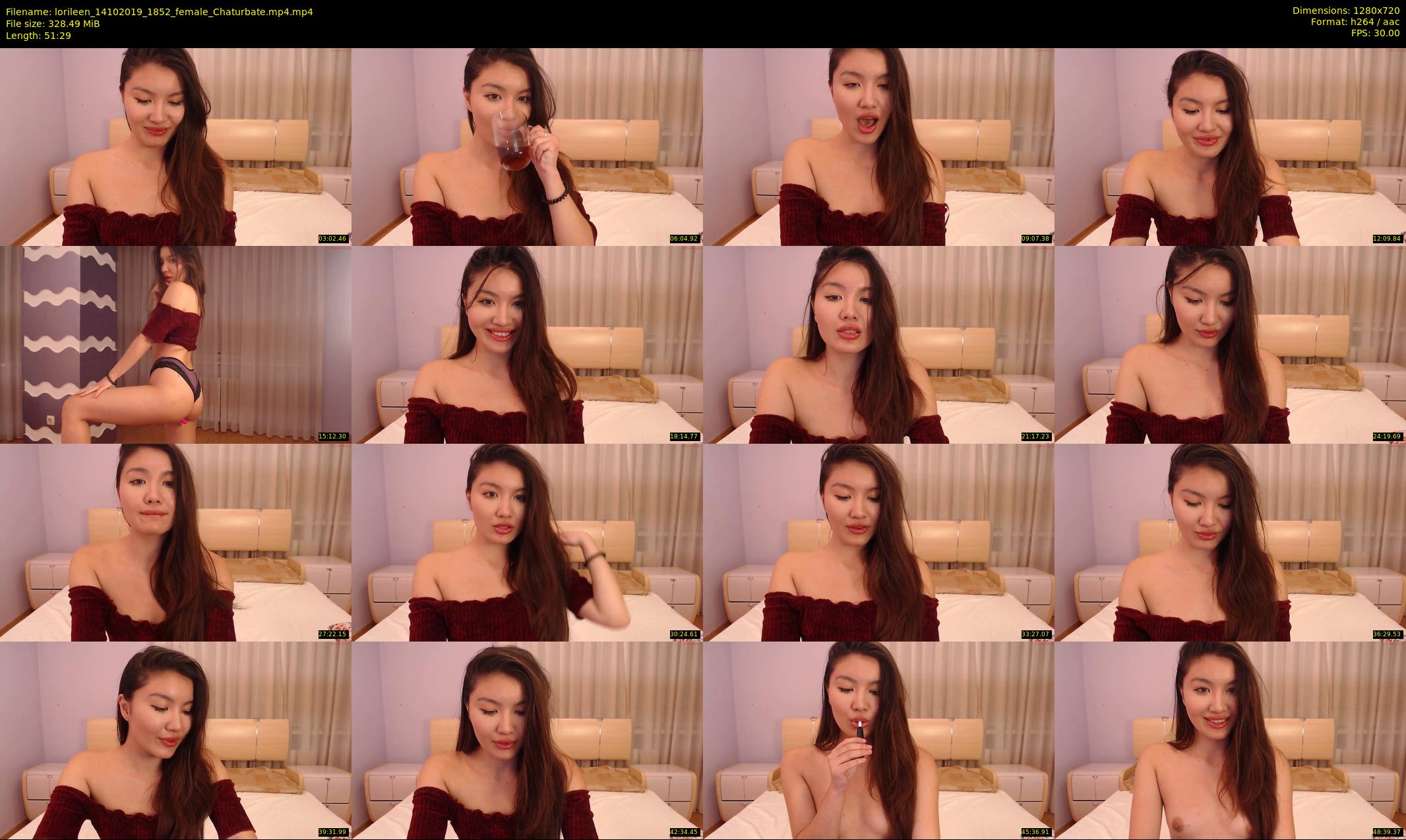 lorileen — 52 minute Chaturbate female cam show recording, 720p, Oct 14, 2019