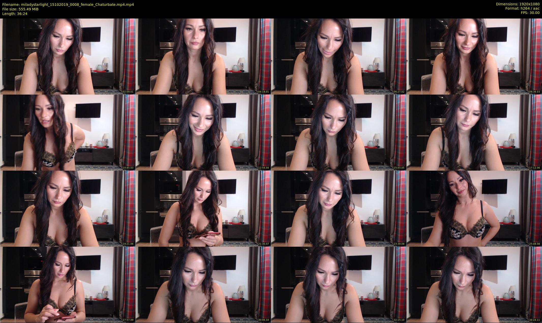 miladystarlight — 37 minute Chaturbate female cam show recording, 1080p, Oct 15, 2019