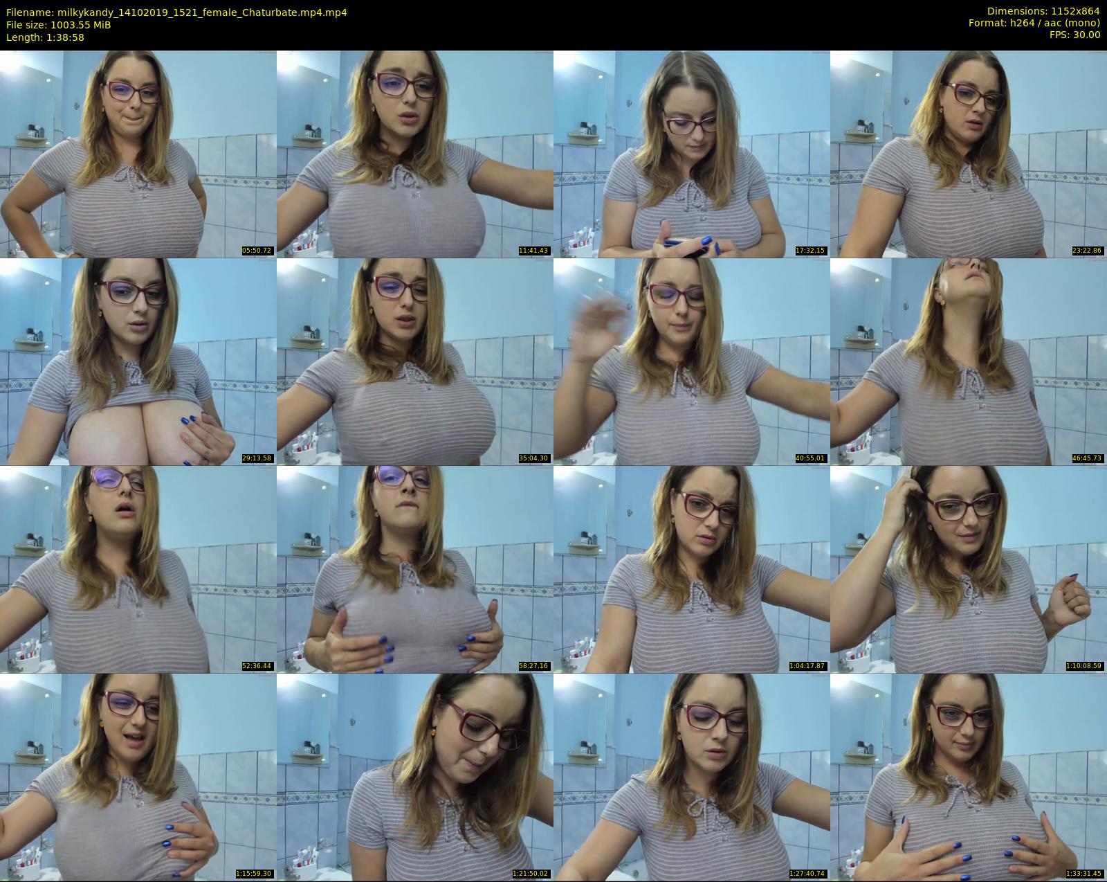 milkykandy — 99 minute Chaturbate female cam show recording, 720p, Oct 14, 2019