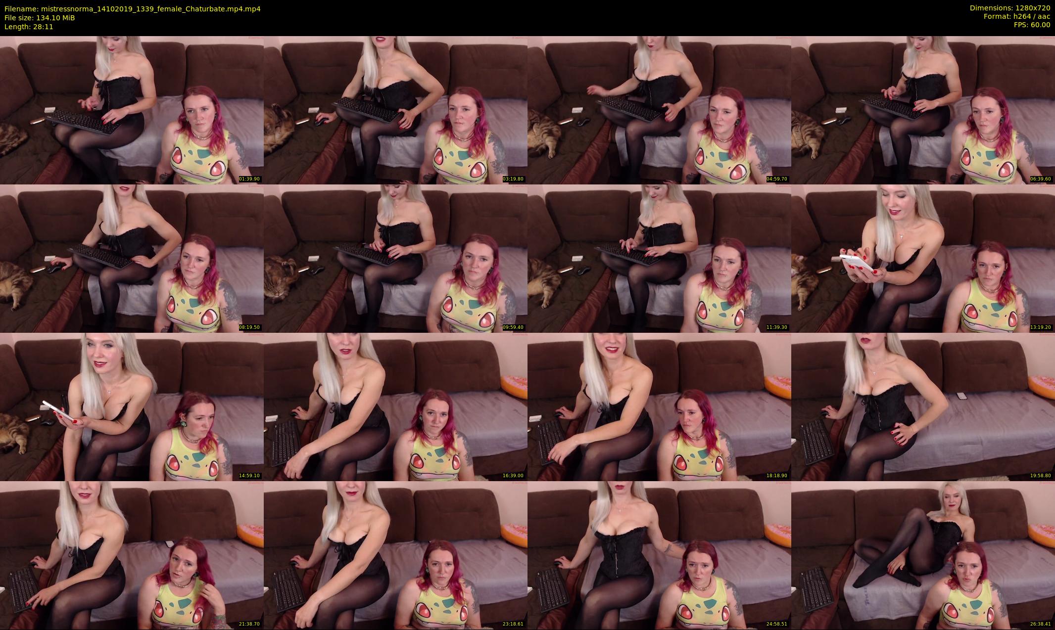 mistressnorma — 29 minute Chaturbate female cam show recording, 720p, Oct 14, 2019