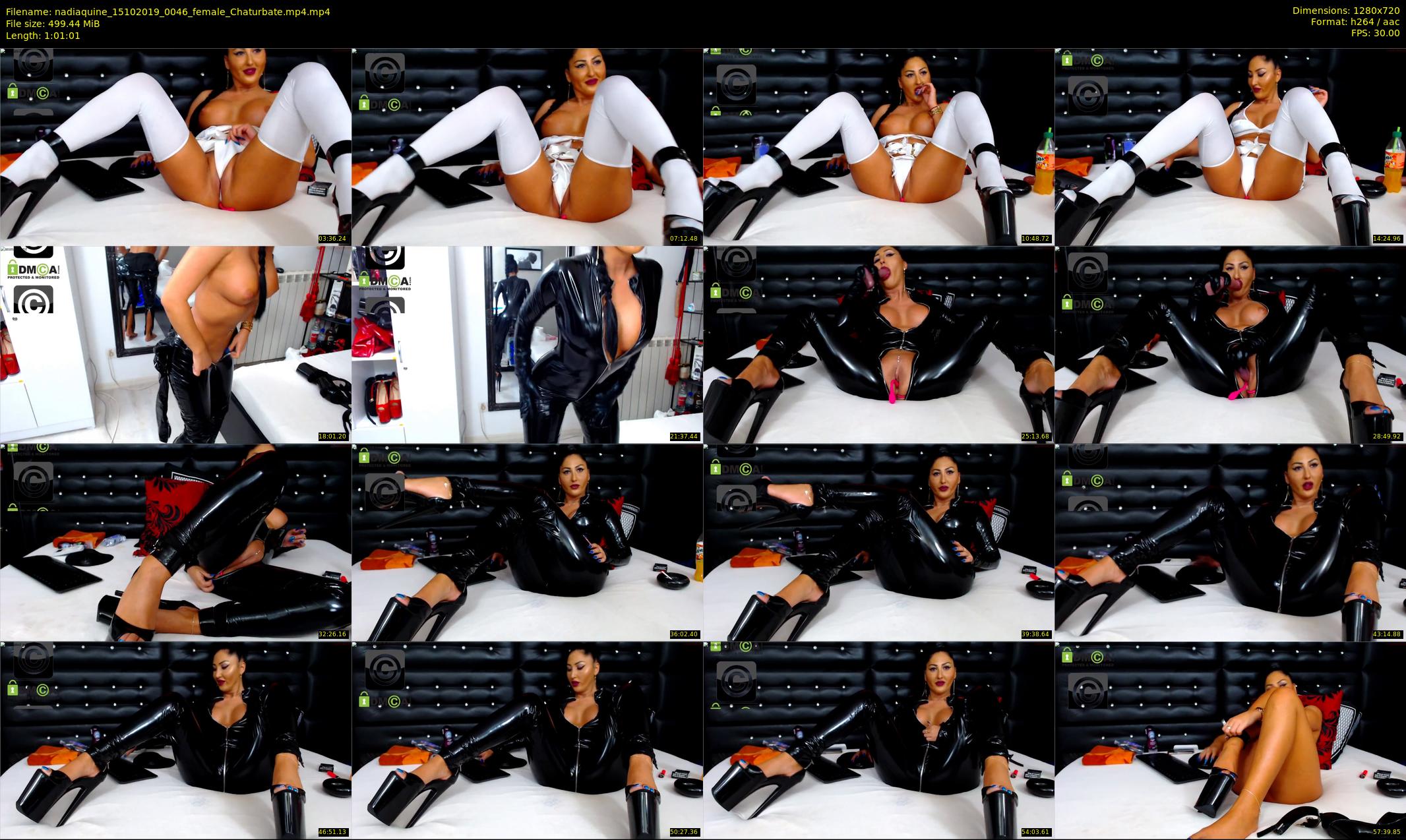 nadiaquine — 62 minute Chaturbate female cam show recording, 720p, Oct 15, 2019