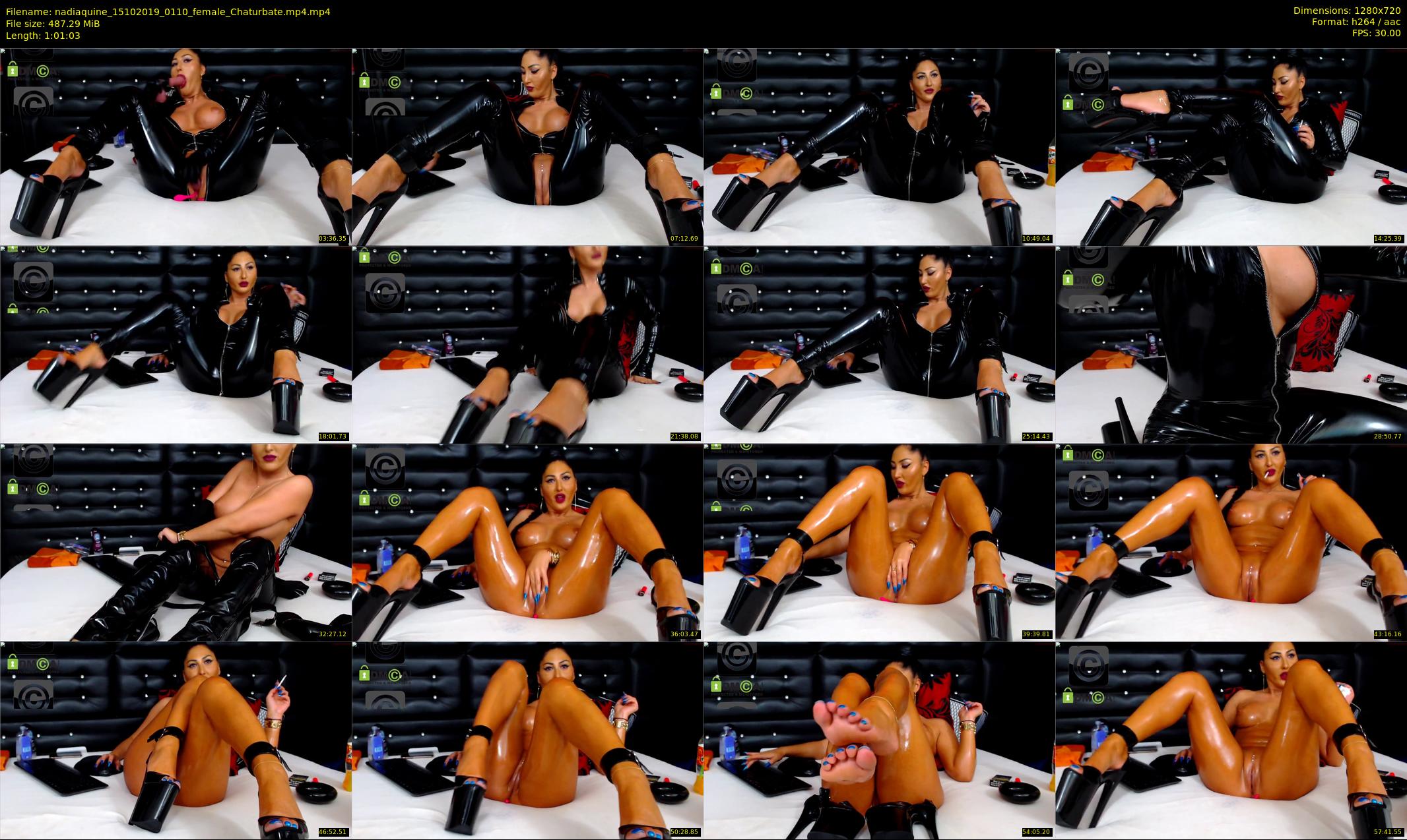 nadiaquine — 62 minute Chaturbate female cam show recording, 720p, Oct 15, 2019