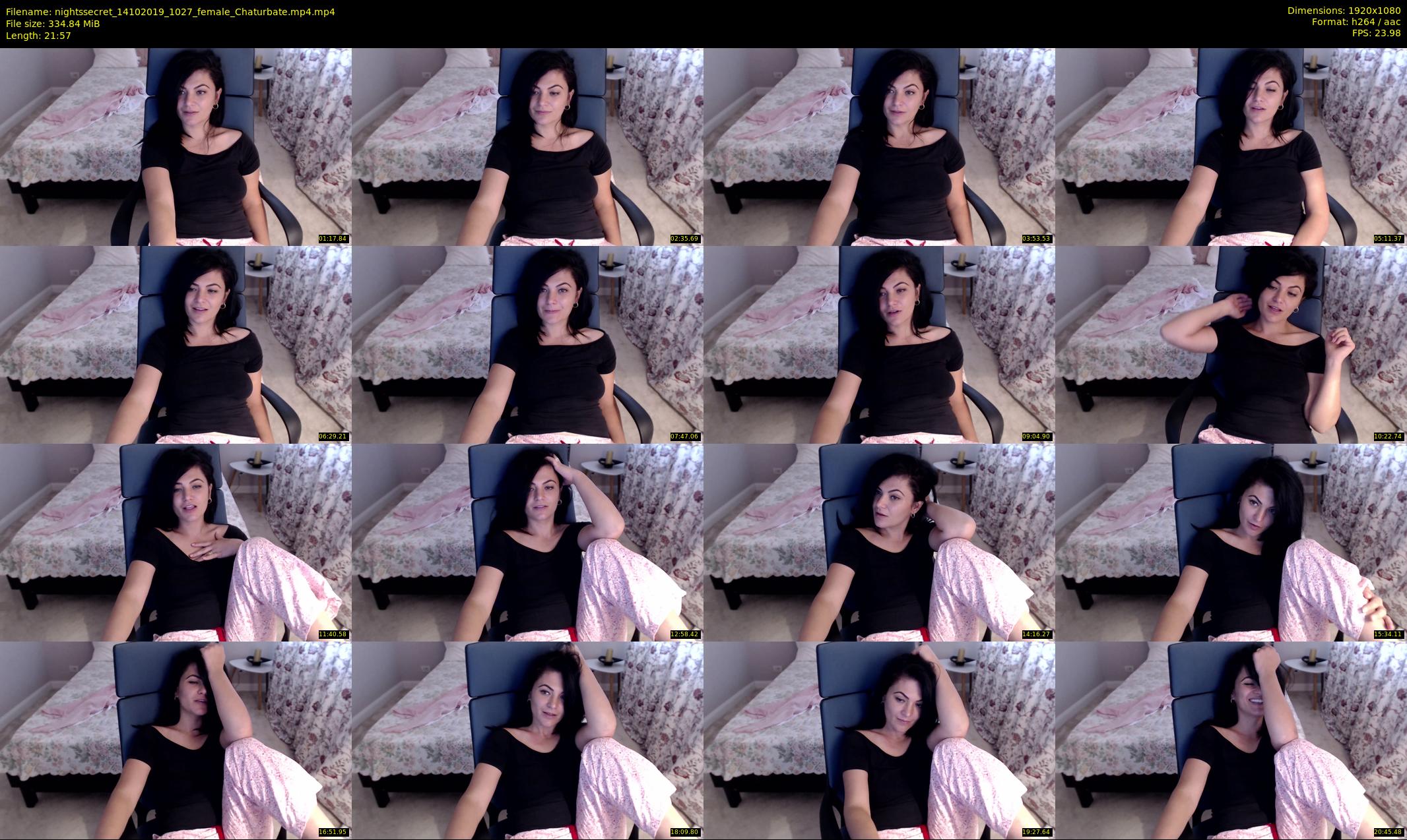 nightssecret — 22 minute Chaturbate female cam show recording, 1080p, Oct 14, 2019