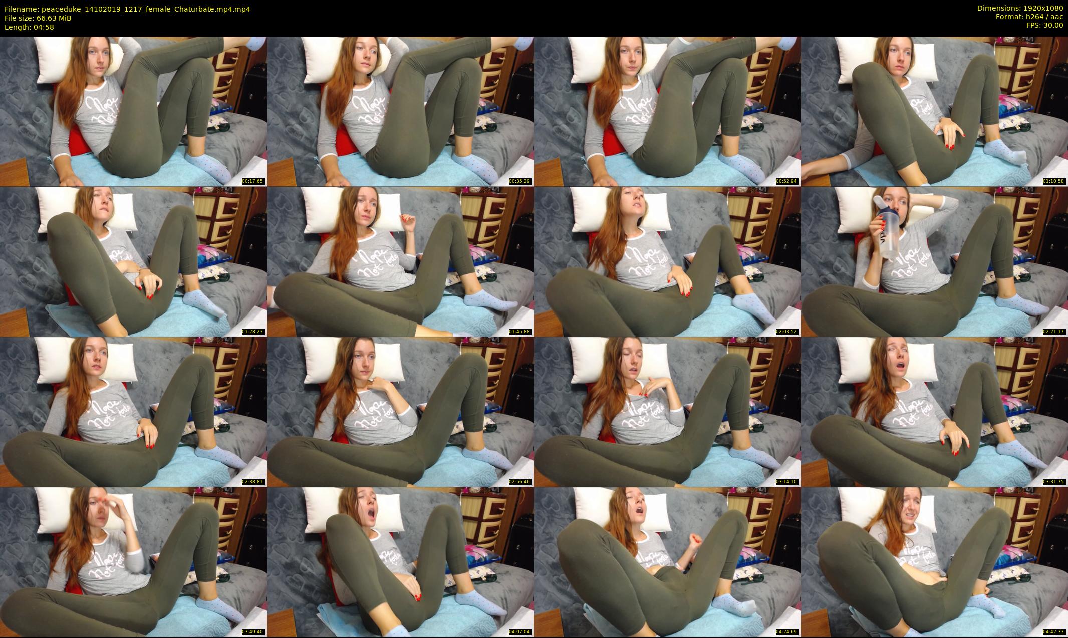 peaceduke — 5 minute Chaturbate female cam show recording, 1080p, Oct 14, 2019