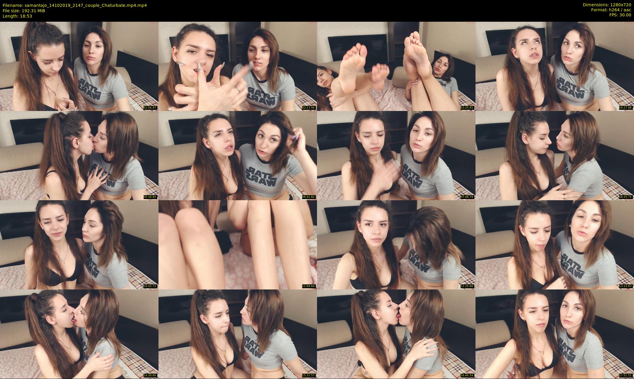 samantajo — 19 minute Chaturbate female cam show recording, 720p, Oct 14, 2019