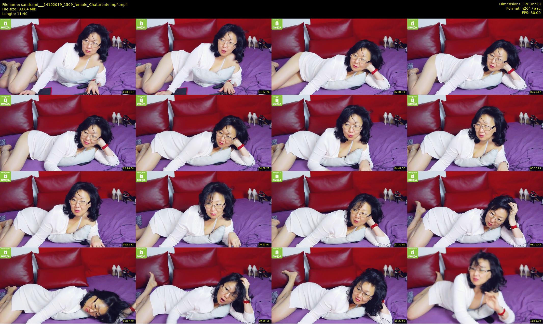 sandrami__ — 12 minute Chaturbate female cam show recording, 720p, Oct 14, 2019