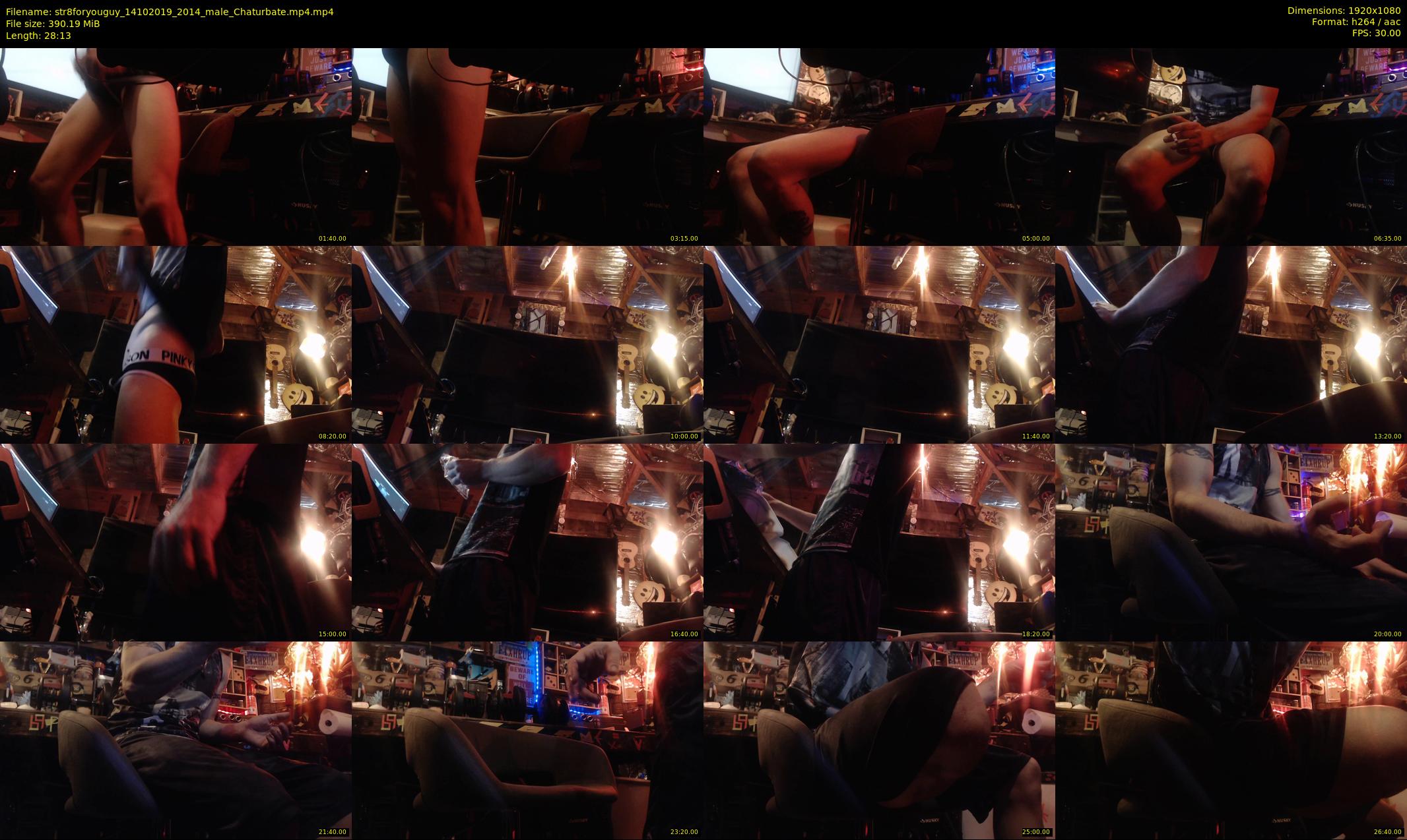 str8foryouguy — 29 minute Chaturbate male cam show recording, 1080p, Oct 14, 2019