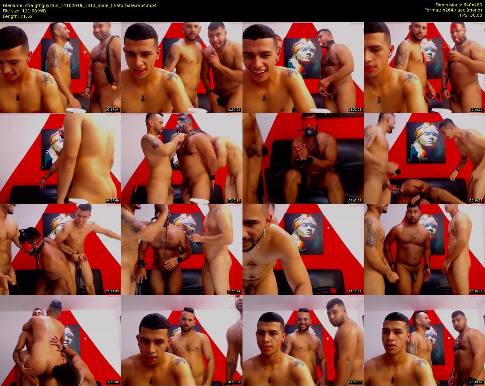 straigthguysfun — 22 minute Chaturbate male cam show recording, 480p, Oct 14, 2019