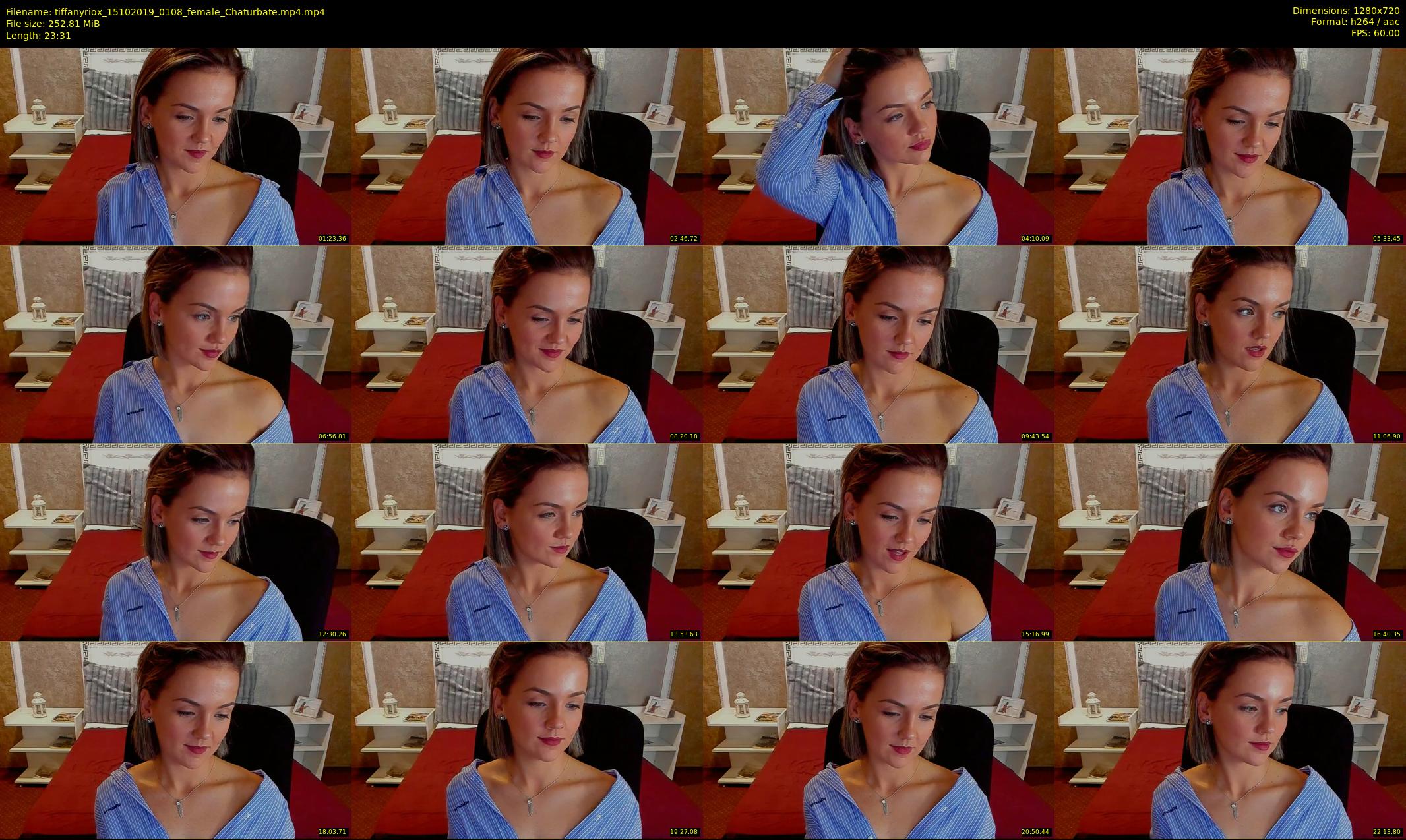tiffanyriox — 24 minute Chaturbate female cam show recording, 720p, Oct 15, 2019