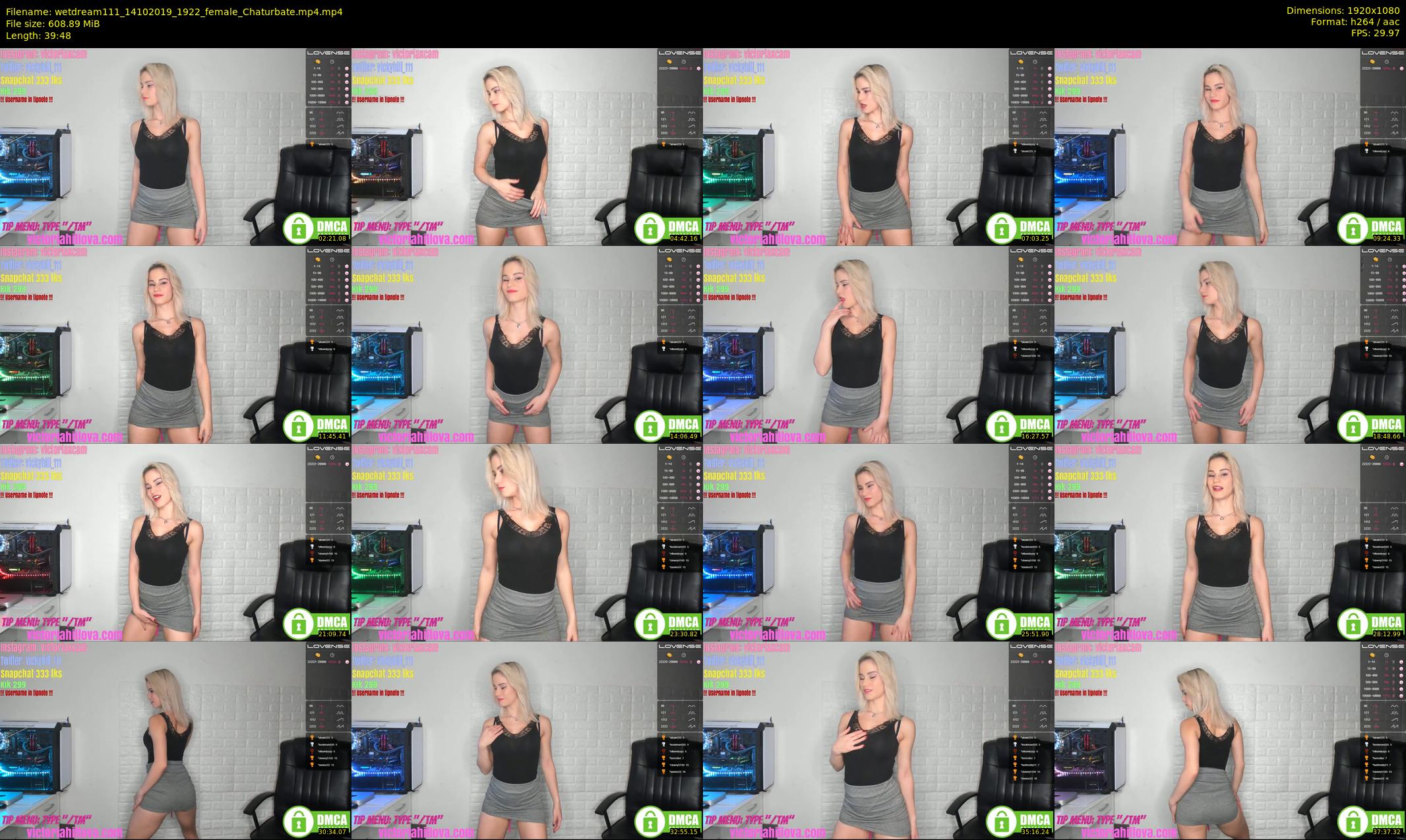wetdream111 — 40 minute Chaturbate couple cam show recording, 1080p, Oct 14, 2019