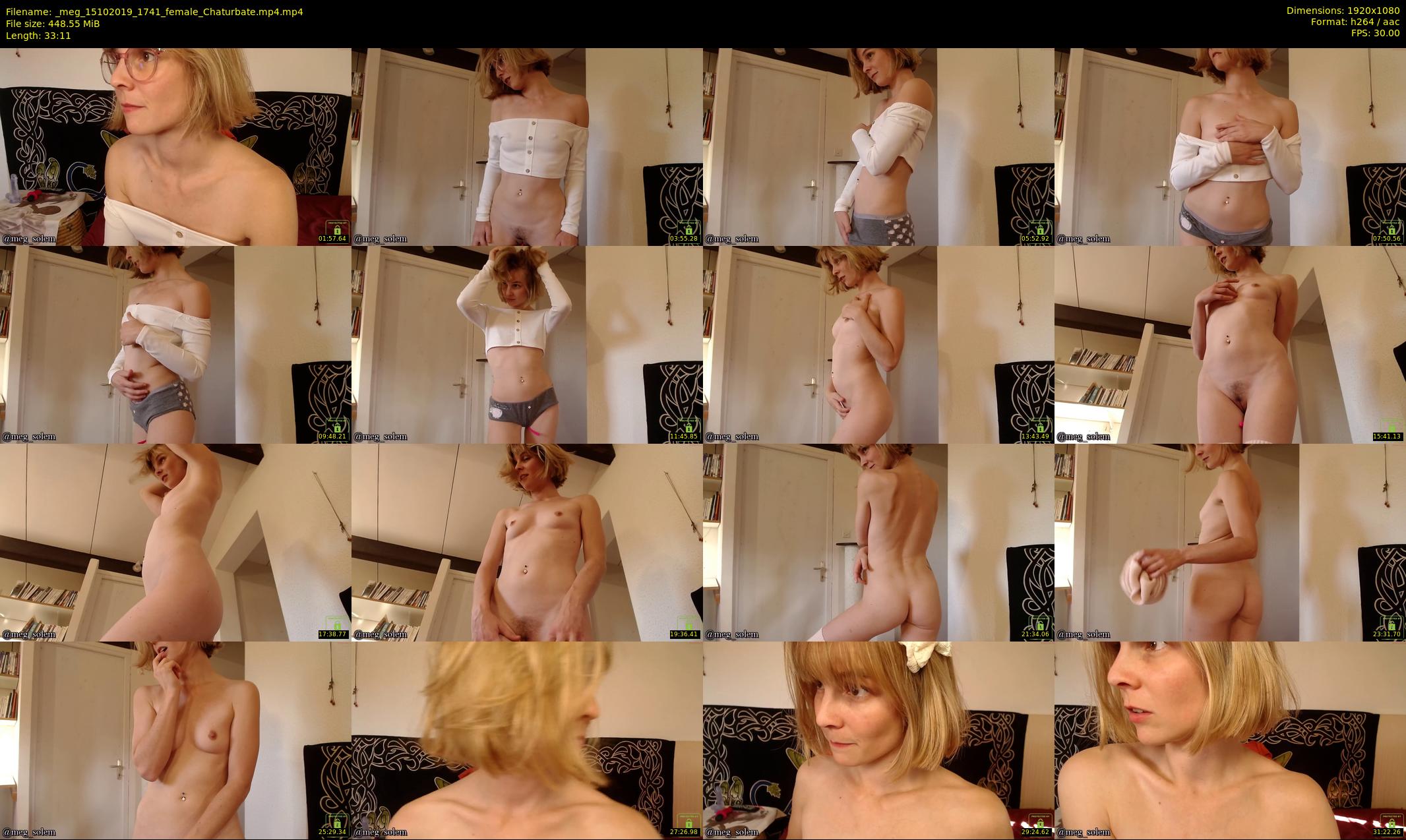 _meg — 34 minute Chaturbate female cam show recording, 1080p, Oct 15, 2019