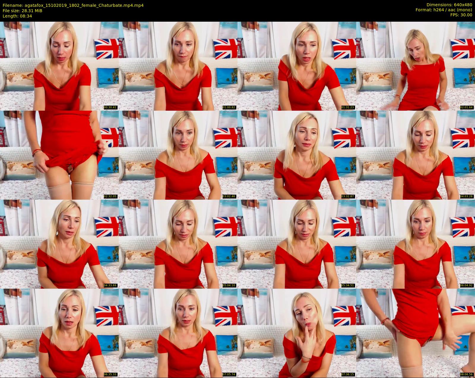 agatafox — 9 minute Chaturbate female cam show recording, 480p, Oct 15, 2019