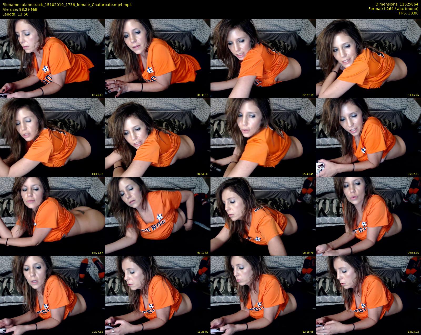 alannarack — 14 minute Chaturbate female cam show recording, 720p, Oct 15, 2019