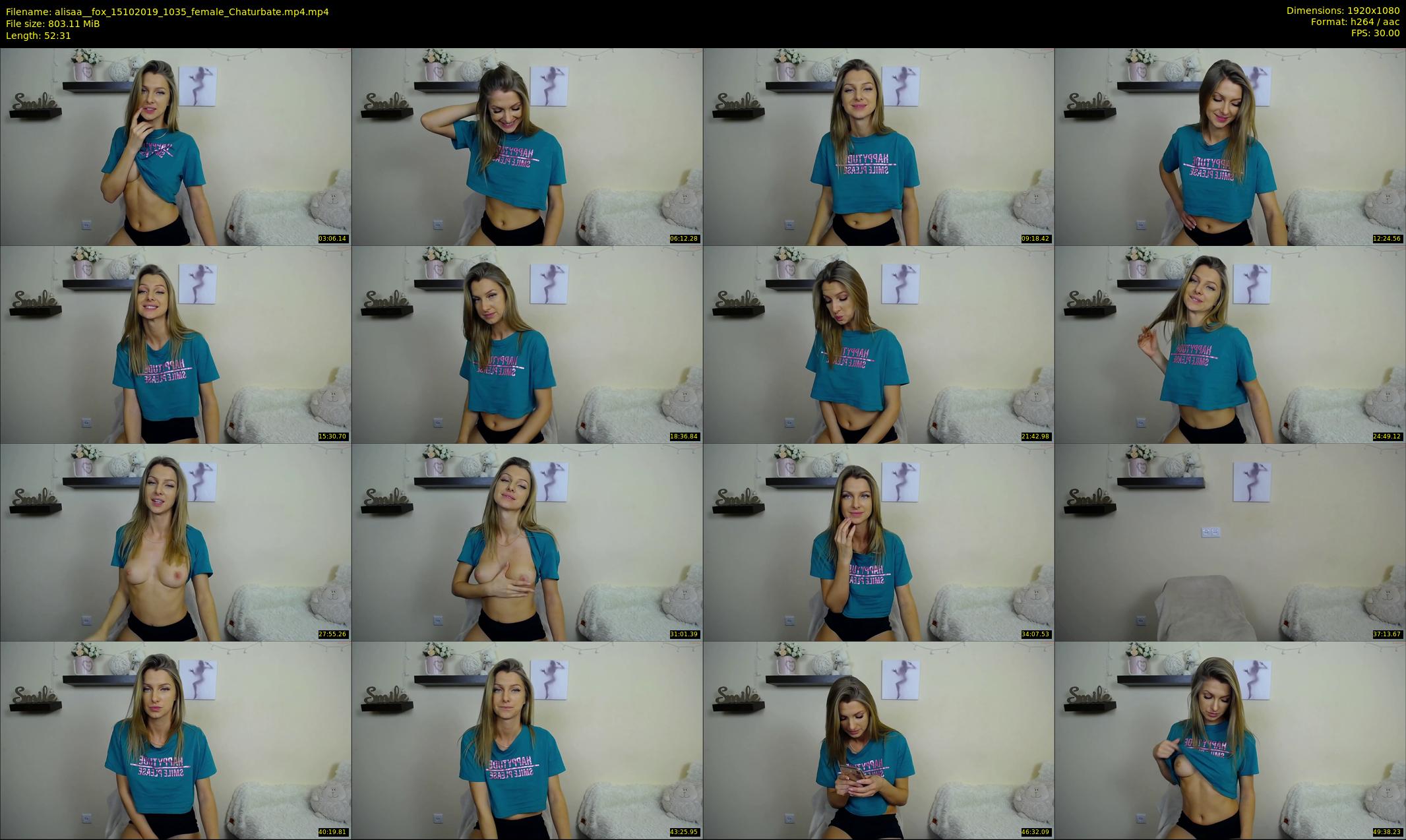 alisaa__fox — 53 minute Chaturbate female cam show recording, 1080p, Oct 15, 2019