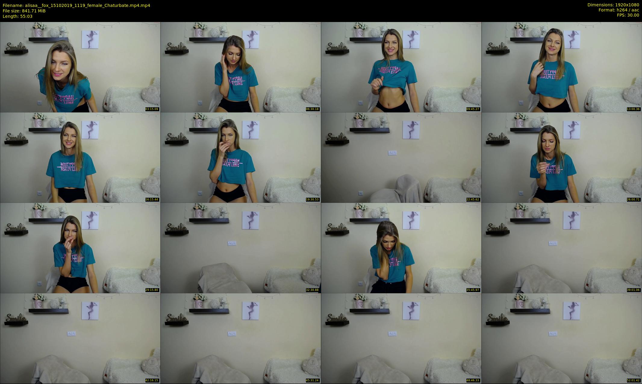 alisaa__fox — 56 minute Chaturbate female cam show recording, 1080p, Oct 15, 2019