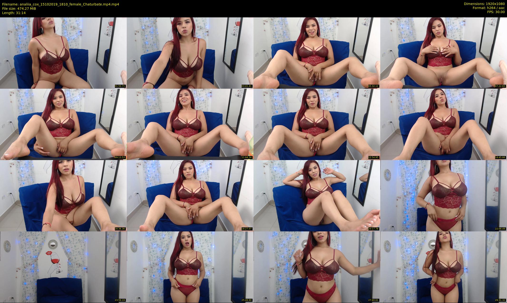 analiia_cox — 32 minute Chaturbate female cam show recording, 1080p, Oct 15, 2019
