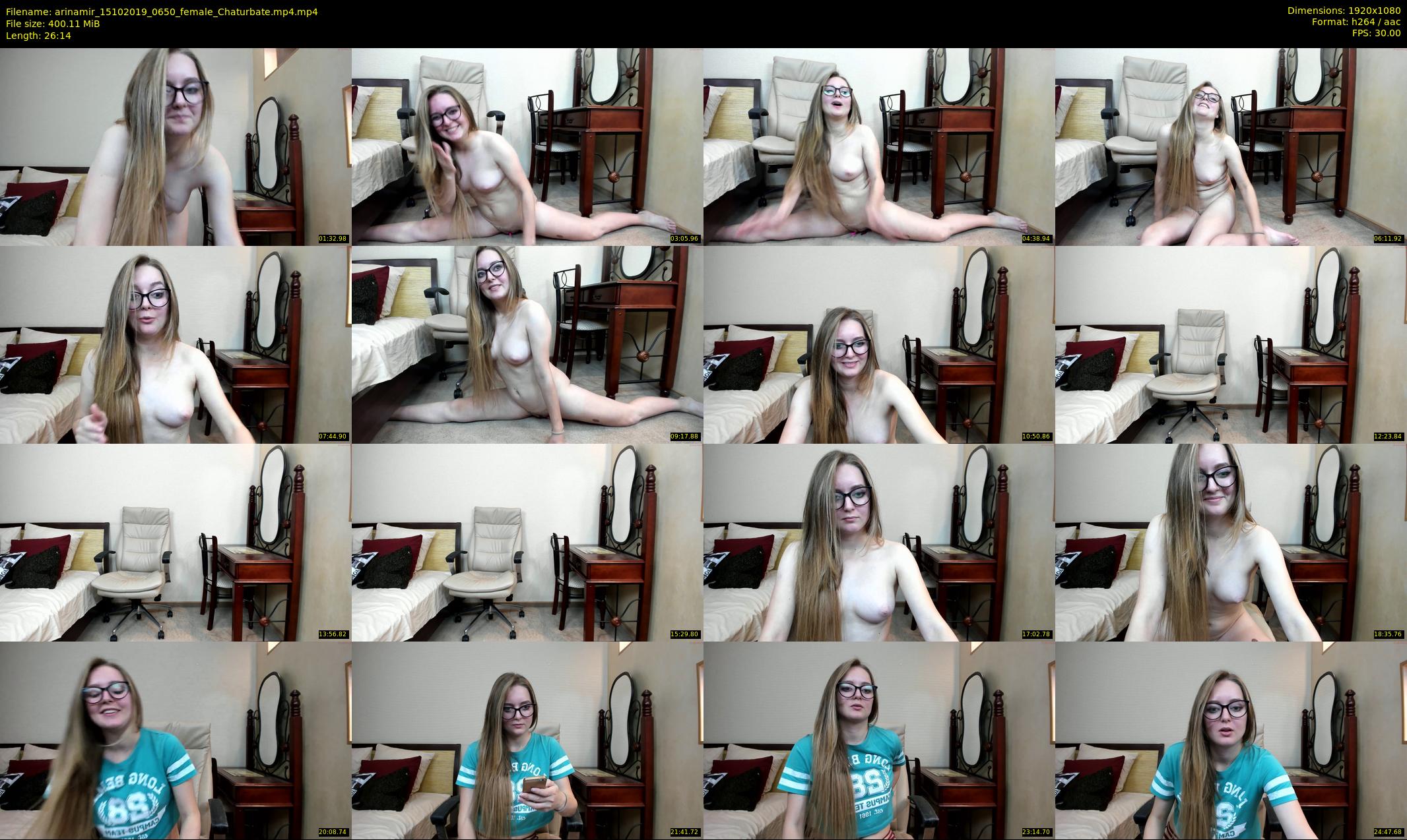 arinamir — 27 minute Chaturbate female cam show recording, 1080p, Oct 15, 2019