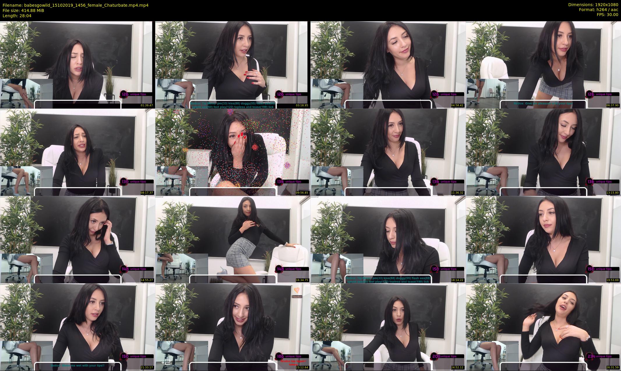 babesgowild — 29 minute Chaturbate couple cam show recording, 1080p, Oct 15, 2019