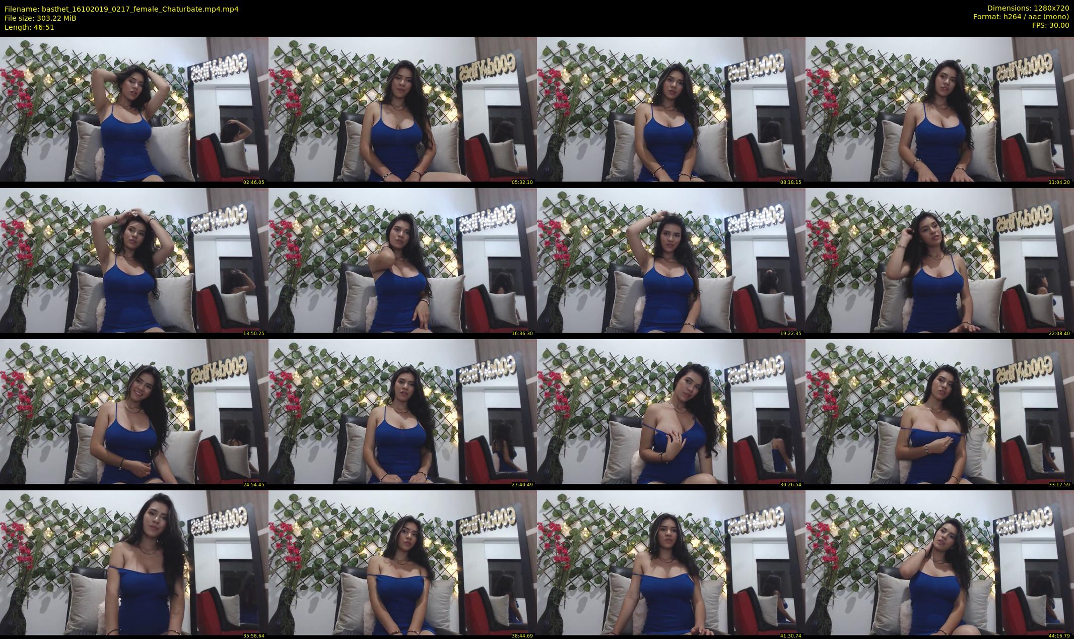 basthet — 47 minute Chaturbate female cam show recording, 720p, Oct 16, 2019