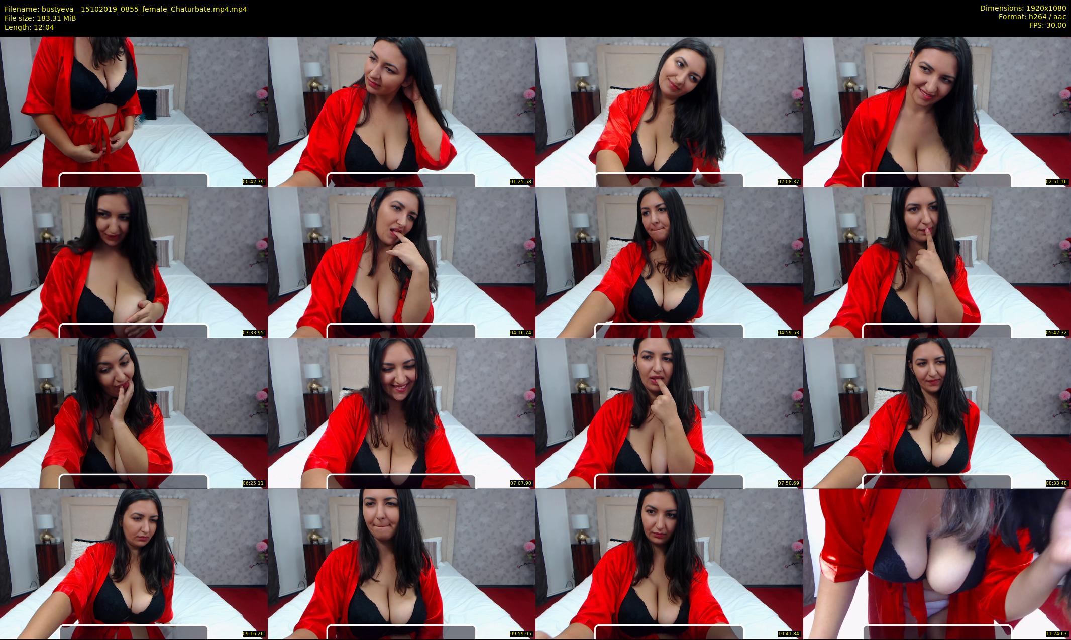 bustyeva_ — 13 minute Chaturbate female cam show recording, 1080p, Oct 15, 2019