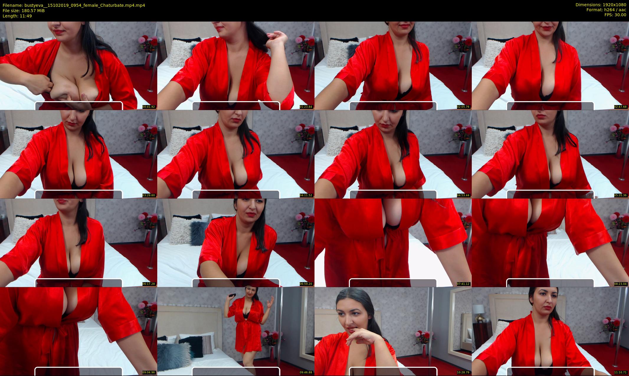 bustyeva_ — 12 minute Chaturbate female cam show recording, 1080p, Oct 15, 2019